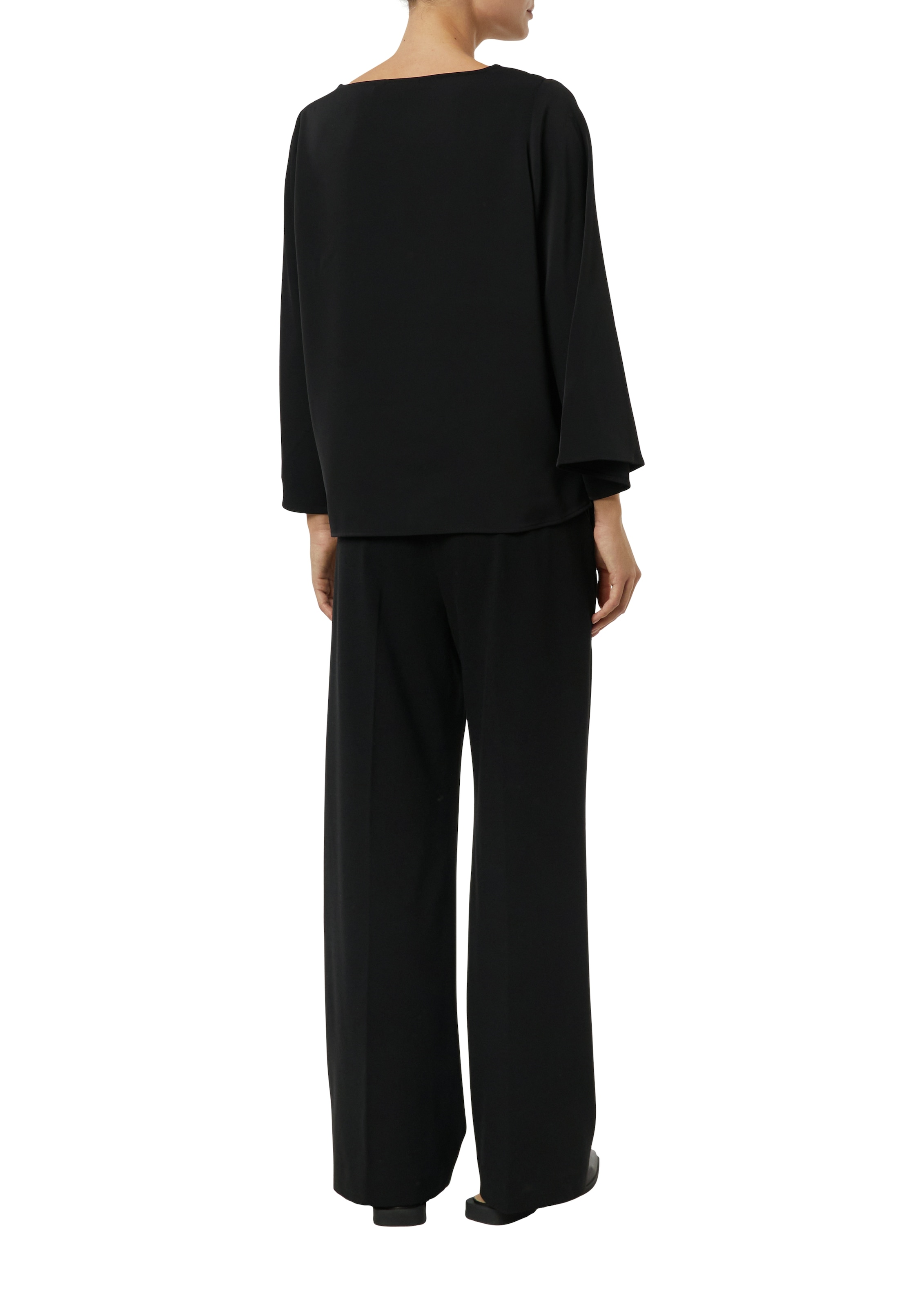 Comma Chemisier à chemise 3/4-Arm mit weiten Ärmeln