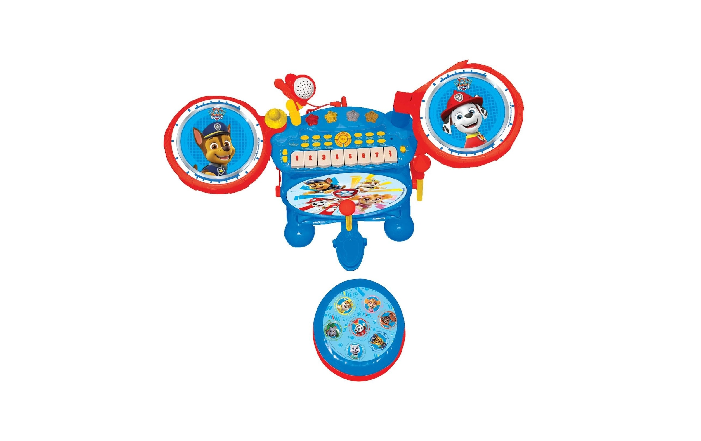 Lexibook® Spielzeug-Musikinstrument »Paw Patrol Elektronisches Schlagzeug«