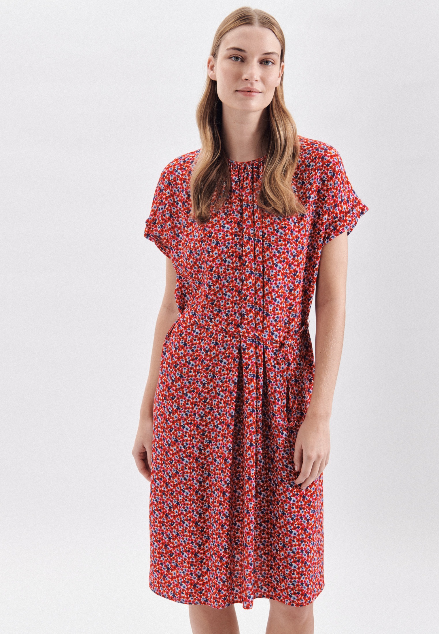 Image of seidensticker Sommerkleid »Schwarze Rose«, Ohne Arm Rundhals Floral bei Ackermann Versand Schweiz