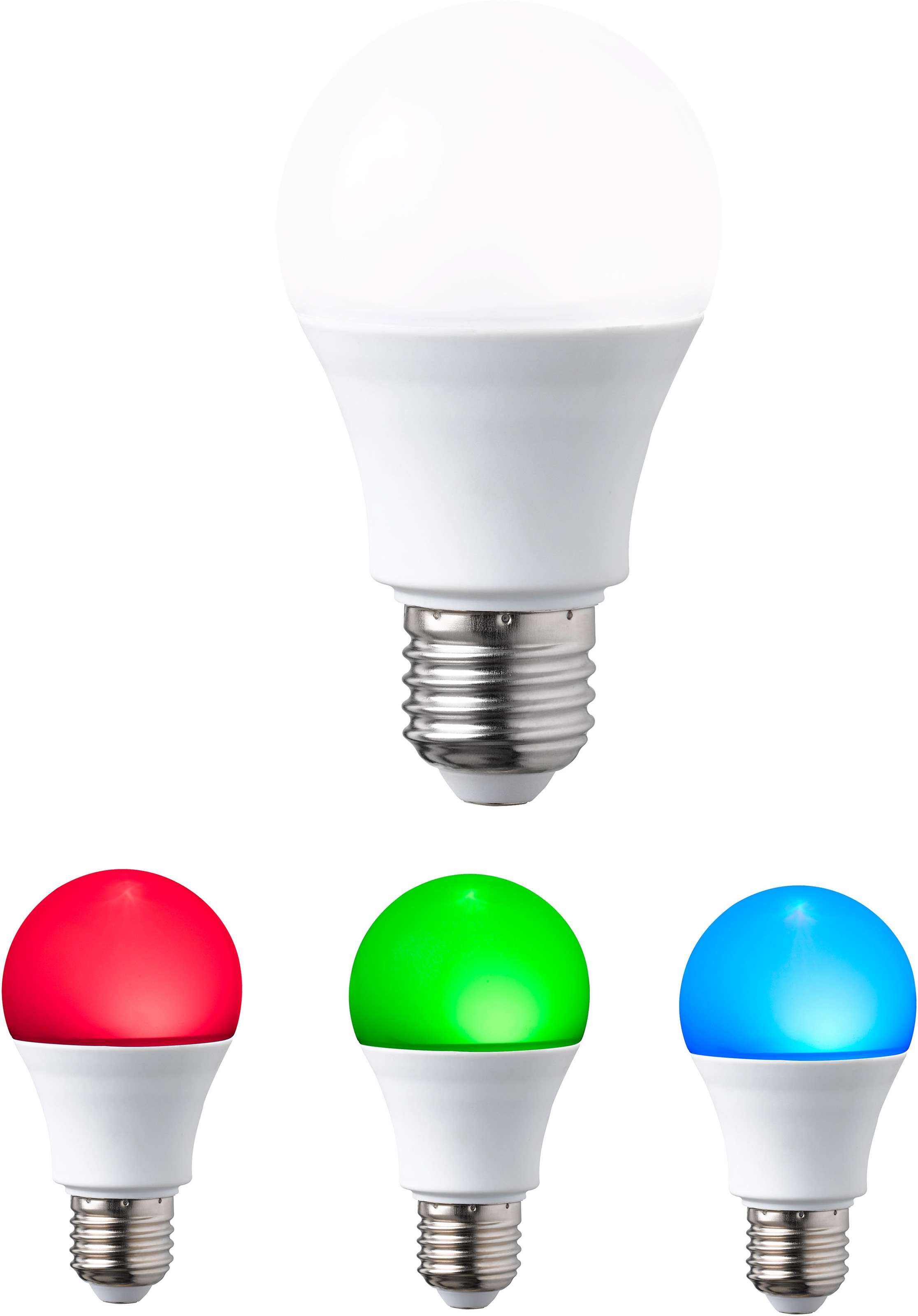 Image of ACTION by WOFI LED-Leuchtmittel »Led Leuchtmittel E27 Rgb«, E27, 1 St., Warmweiss bei Ackermann Versand Schweiz