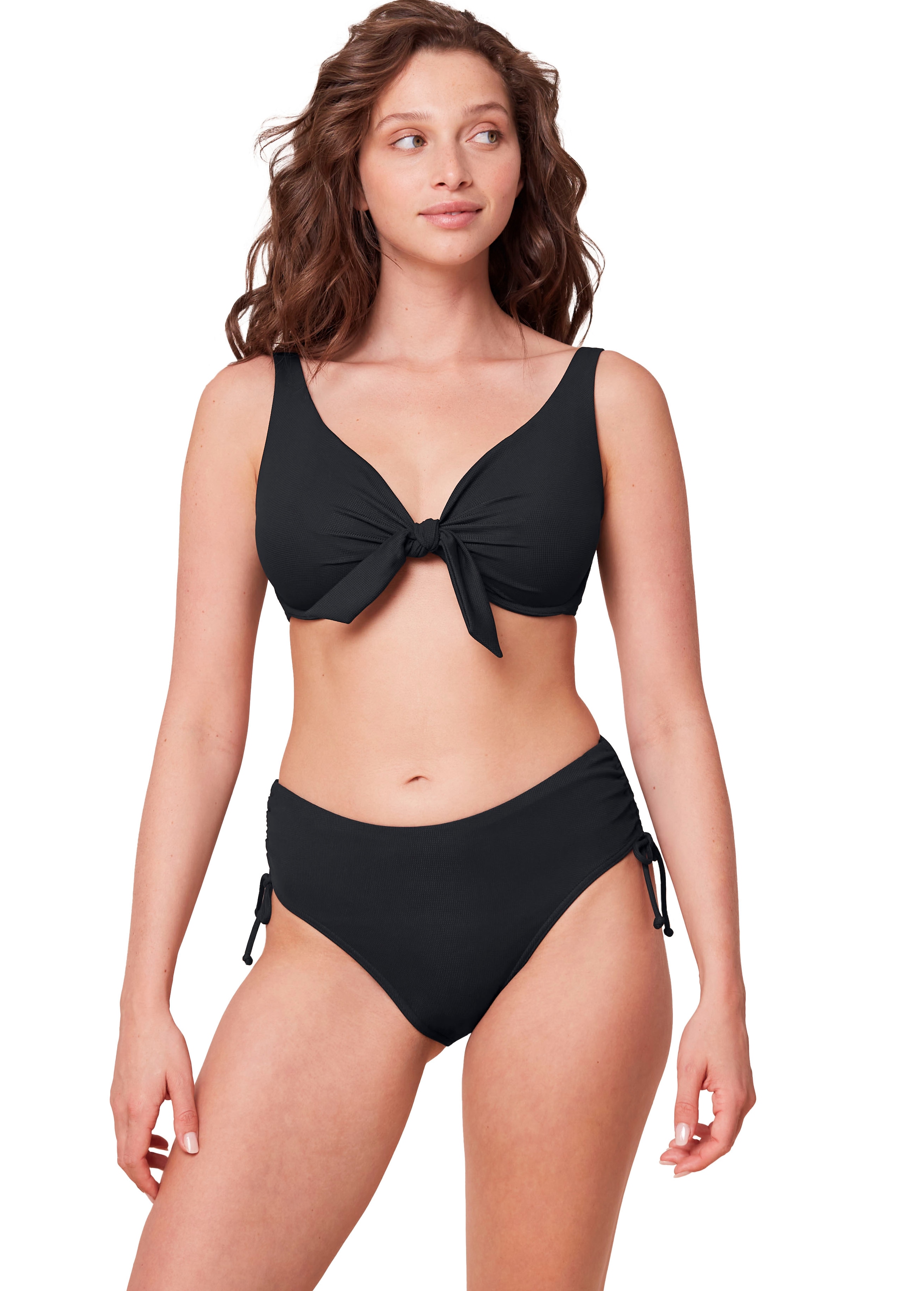Triumph Bügel-Bikini-Top »Summer Glow W sd«, tief ausgeschnitten mit Bügeln, Struktur-Piqué