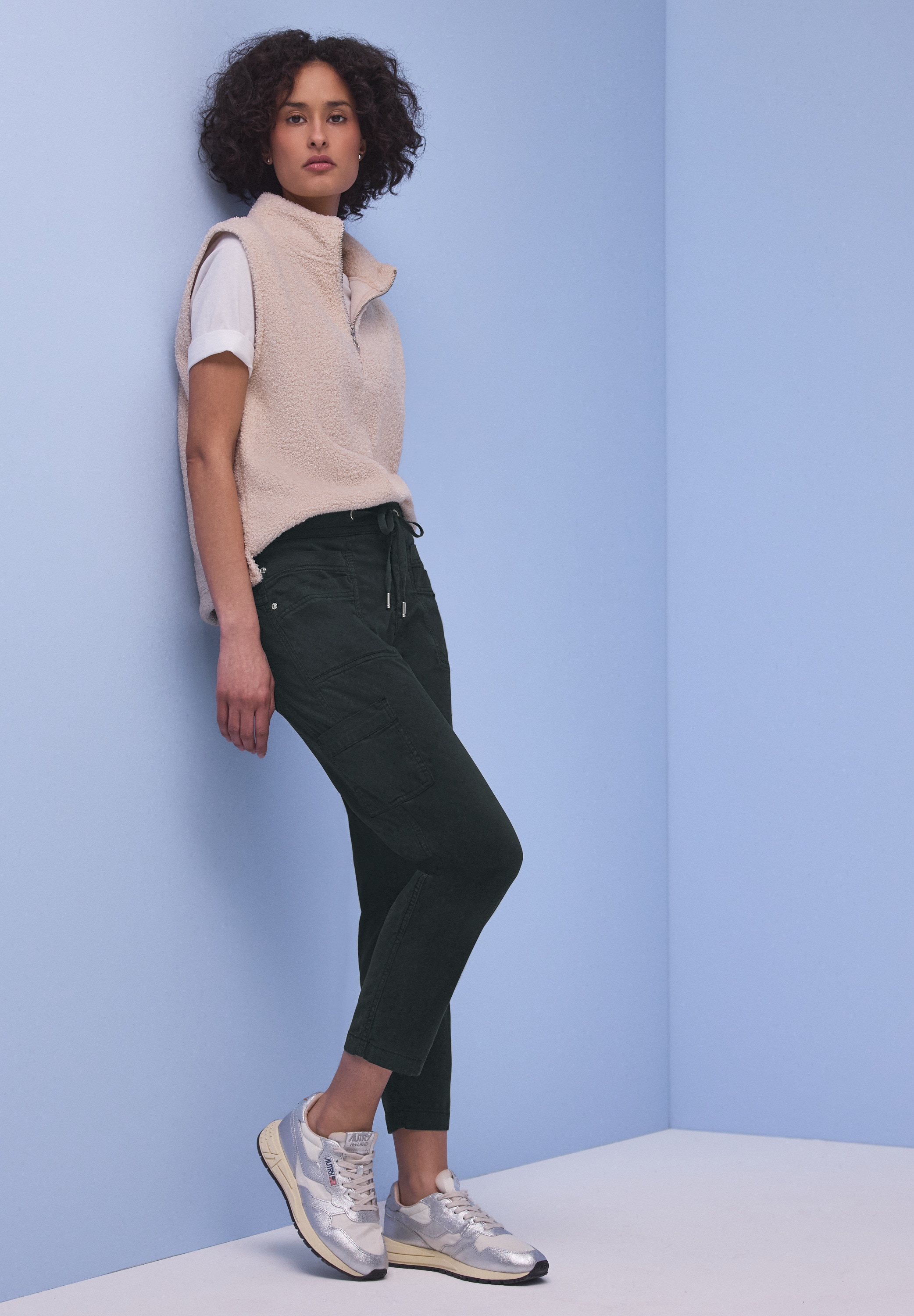 STREET ONE Pantalon de jogging »Style Bonny«  mit Cargo-Taschen und Kordelzug