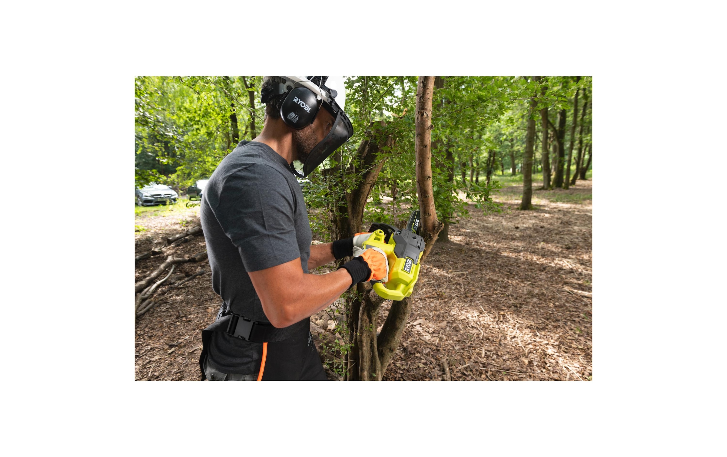 Akku-Kettensäge »RYOBI RY18CS20A-0«