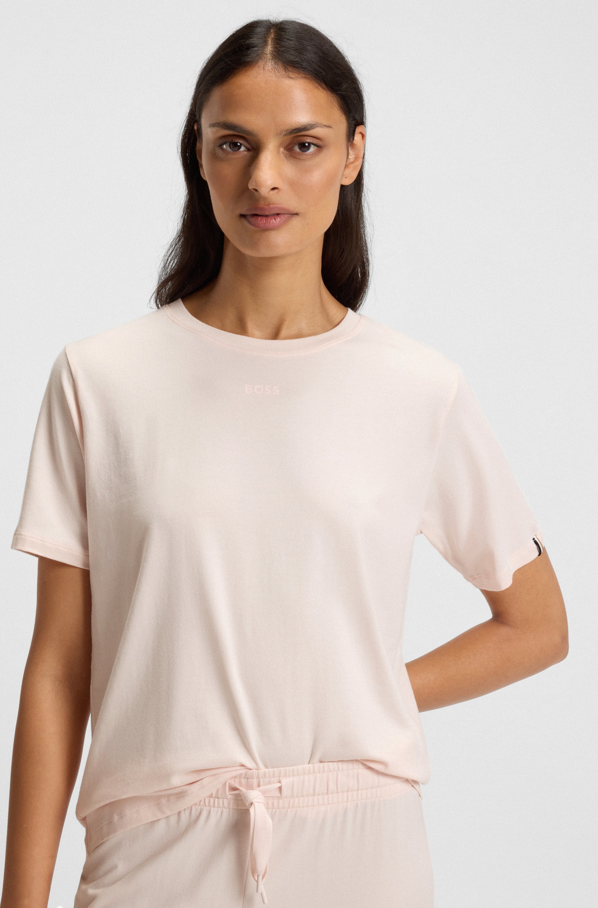 BOSS T-shirt »CI_T-Shirt« mit BOSS Logo-Schriftzug & Label