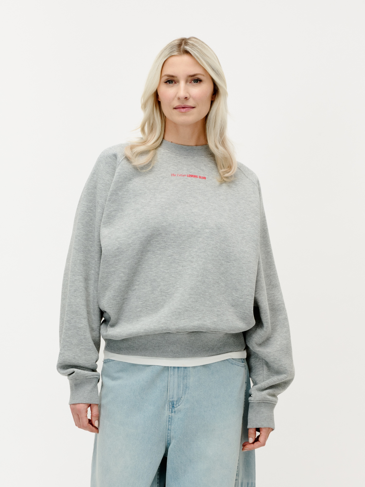 Image of LeGer Sweatshirt "Loretta, LeGer by Lena Gercke", grosser Rückenprint, locker geschnitten