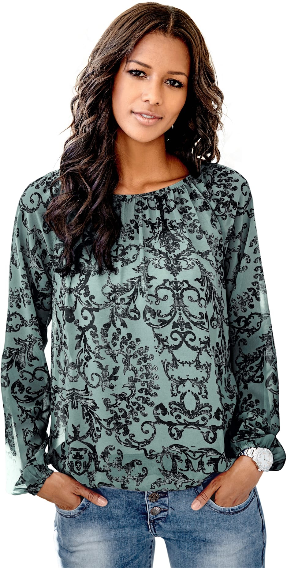 heine Druckbluse