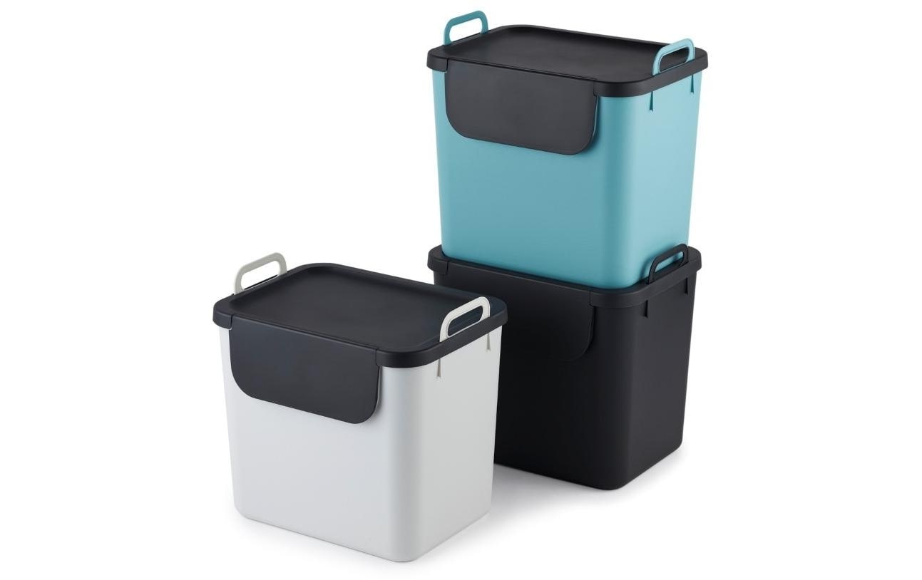 ROTHO Mülltrennsystem "Müllsystem 30 L blau" 3 Behälter