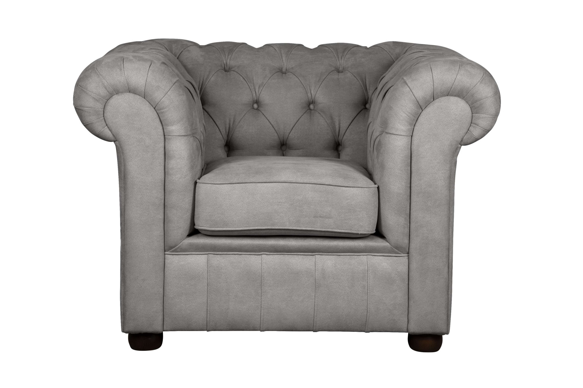 Home affaire Sessel »CHARENTE, Chesterfield, Wellenfederung, Masse B/T/H: 105/89/74 cm«, mit edler Knopfheftung und typischen Armlehnen