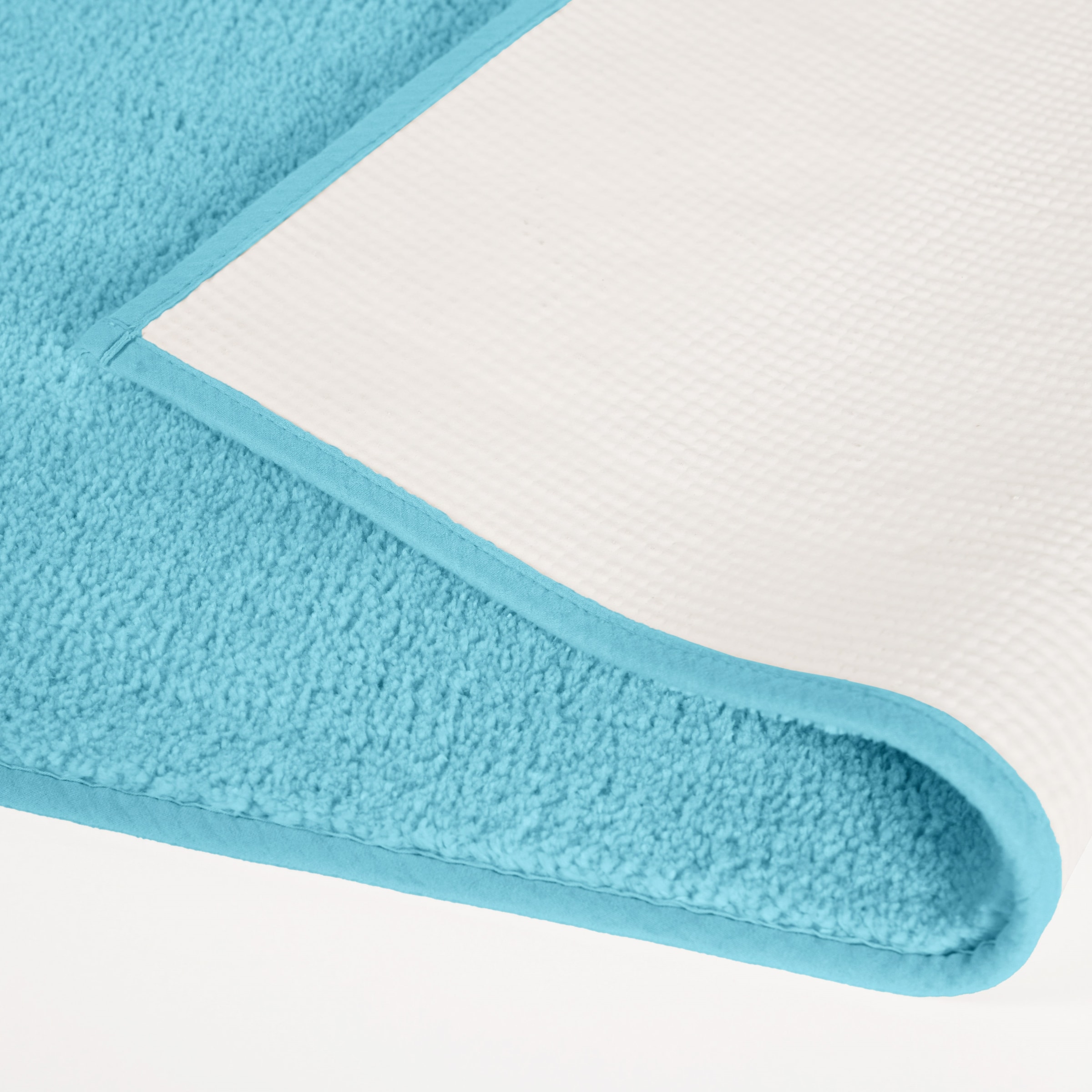 my home Badematte »Vanessa, Badvorleger, Badezimmer Teppich«, rutschhemmend beschichtet, schnell trocknend-fussbodenheizungsgeeignet-strapazierfähig, Badteppich, weiche Haptik, unifarben
