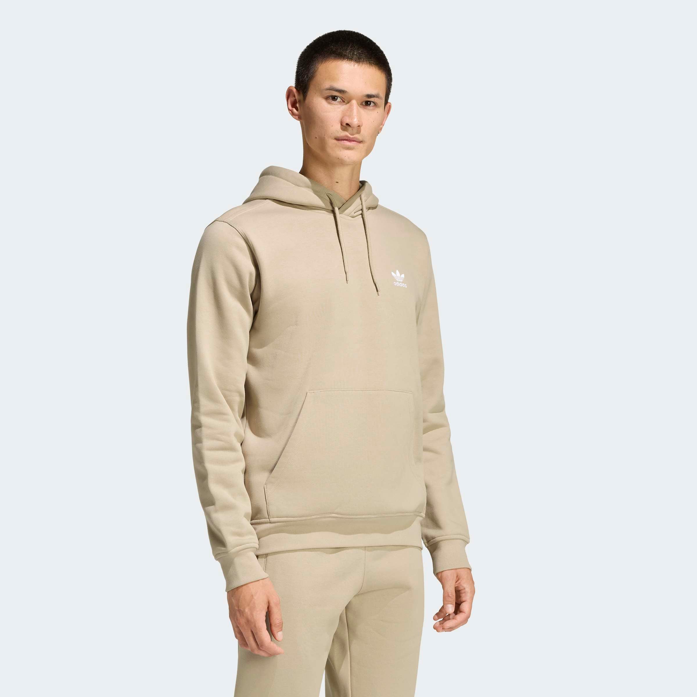Image of adidas Originals Kapuzensweatshirt "TREFOIL ESSENTIALS HOODIE", Basic Hoodie, Kapuzenpullover mit Logo