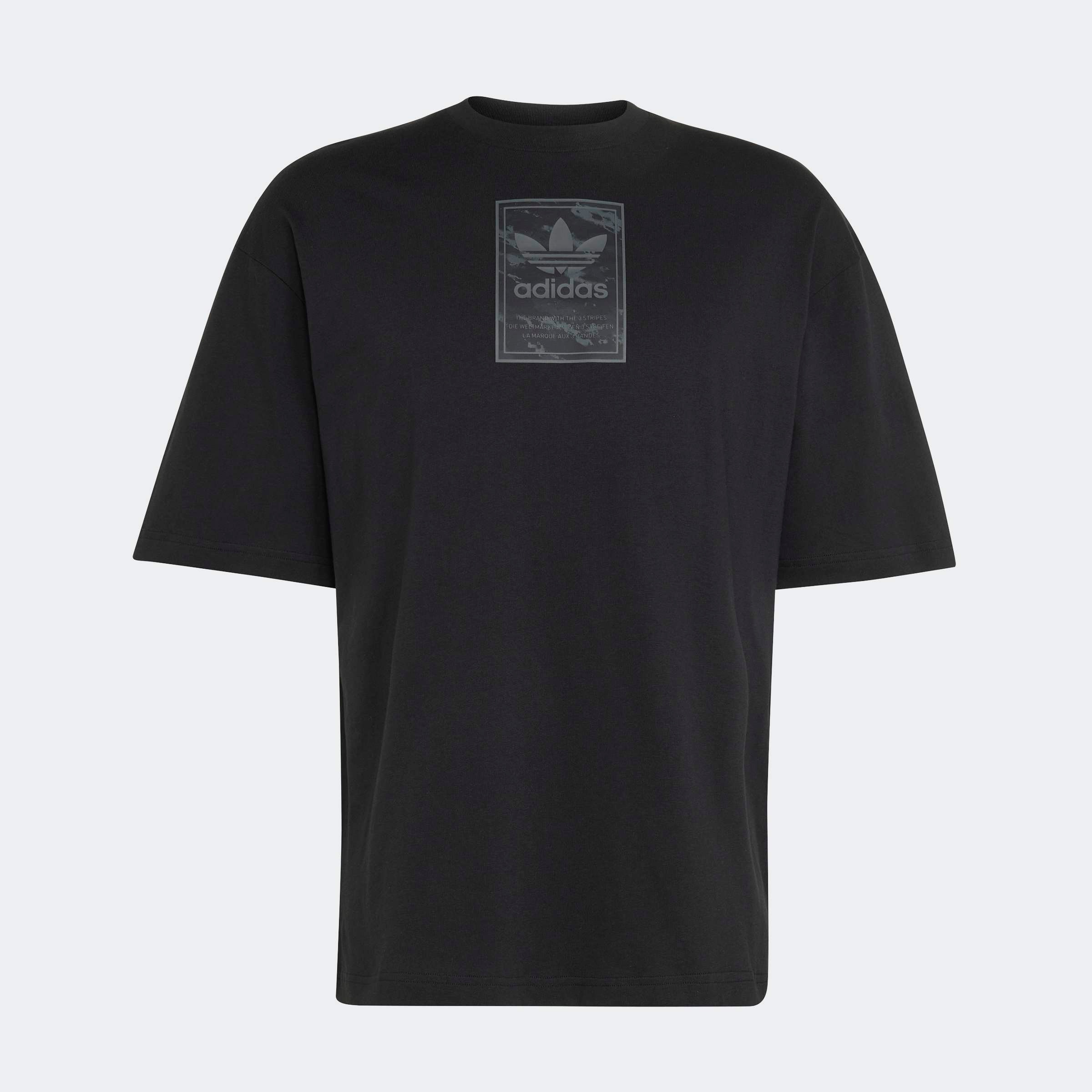 adidas Originals T-shirt »CAMO TEE TONGUE« pour adultes, style sportif, sans fermeture, en coton