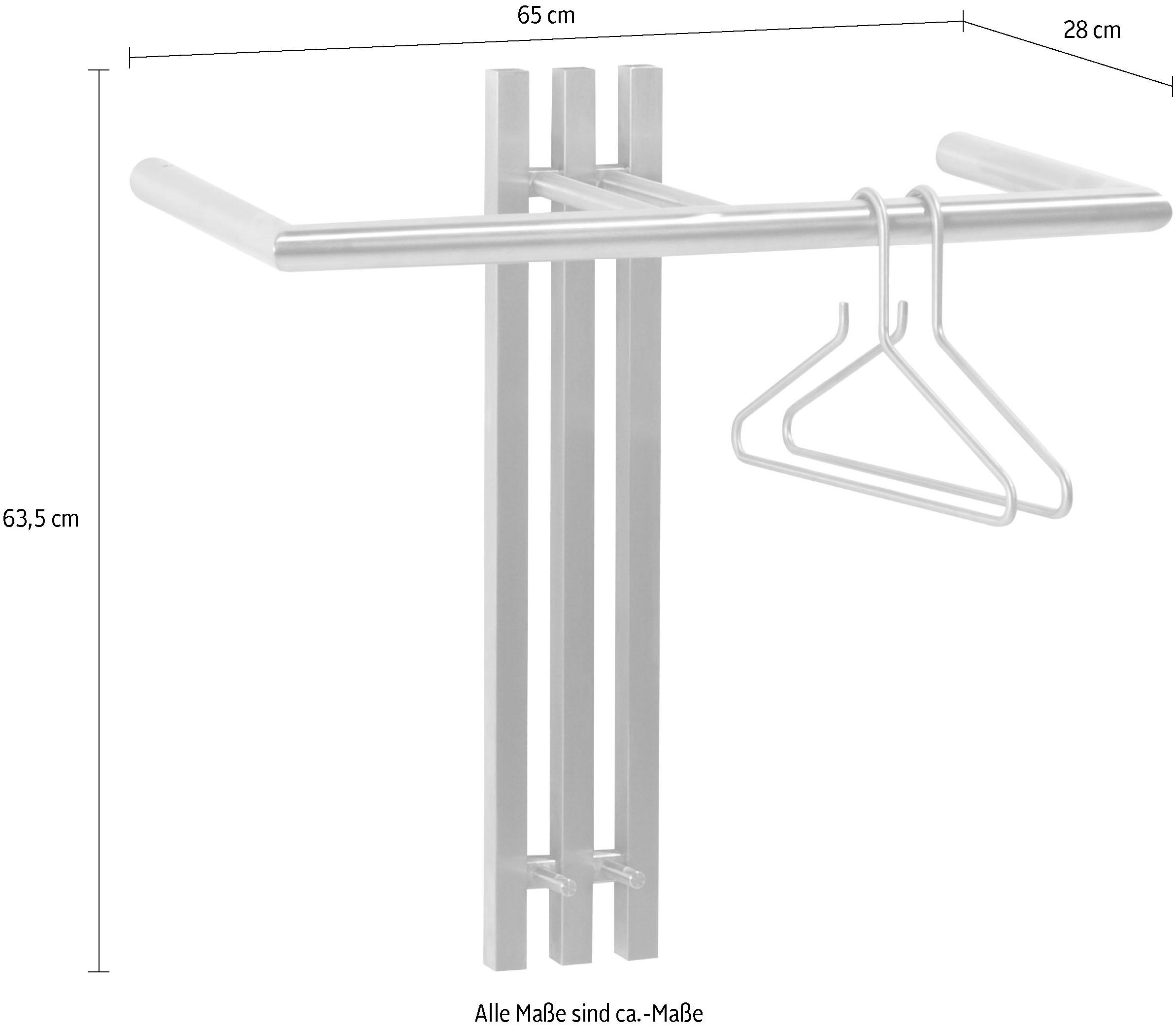 Spinder Design Porte-manteau »SENZA« Métal, acier inoxydable