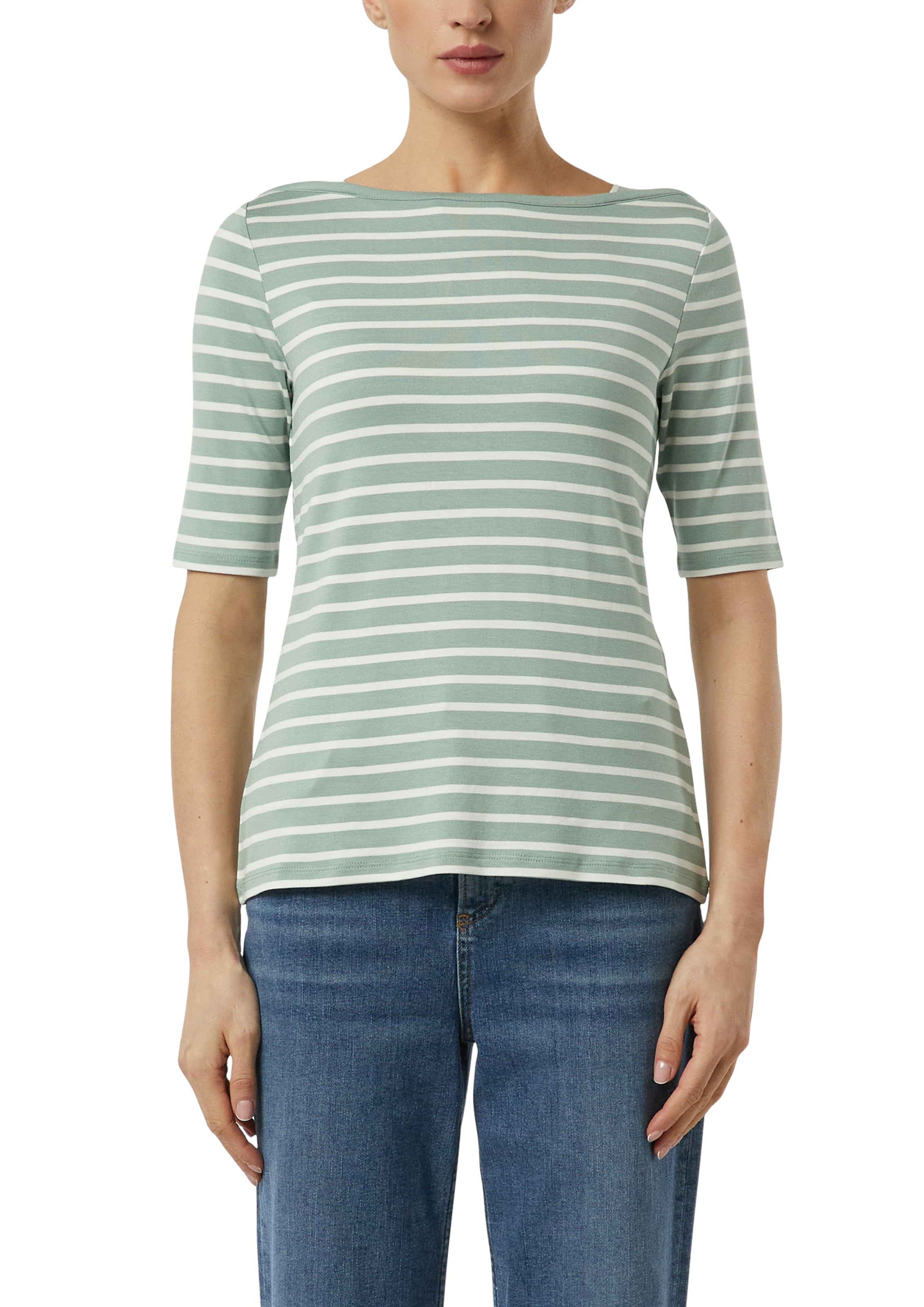 Comma T-Shirt im Streifen-Look