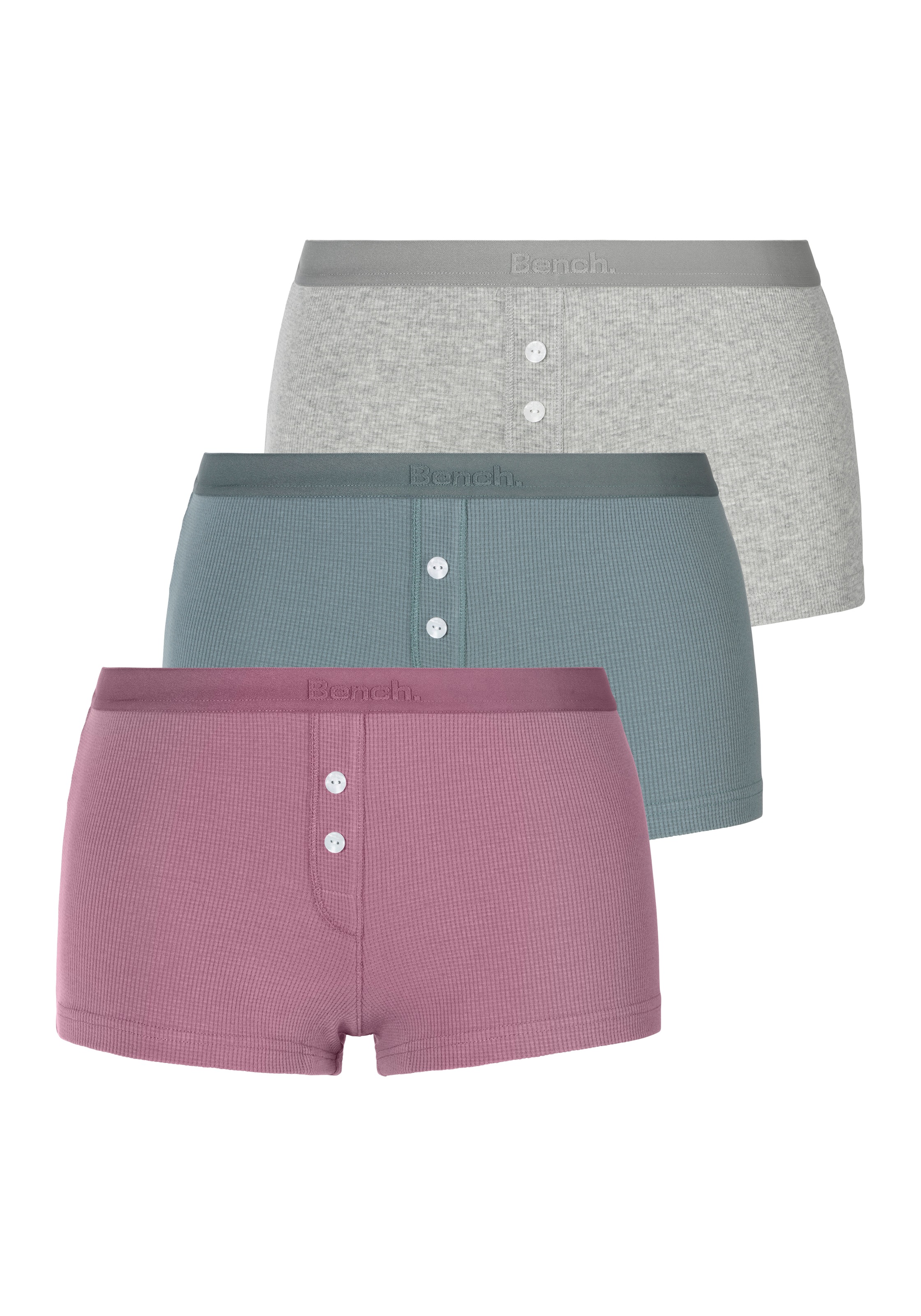 Bench. Panty, (Packung, 3 St.), in Piqué-Qualität kaufen