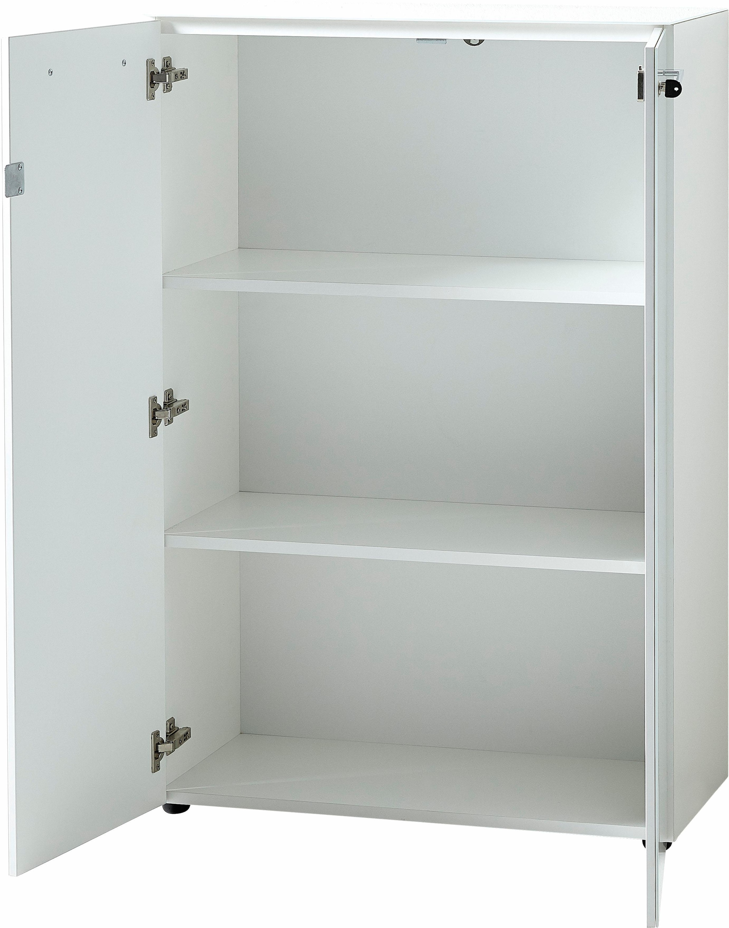 GERMANIA Aktenschrank »GW-Monteria«, (in 2 Höhen), Türen mit Glas-Auflage, abschliessbar, Breite 80 cm, Made in Germany