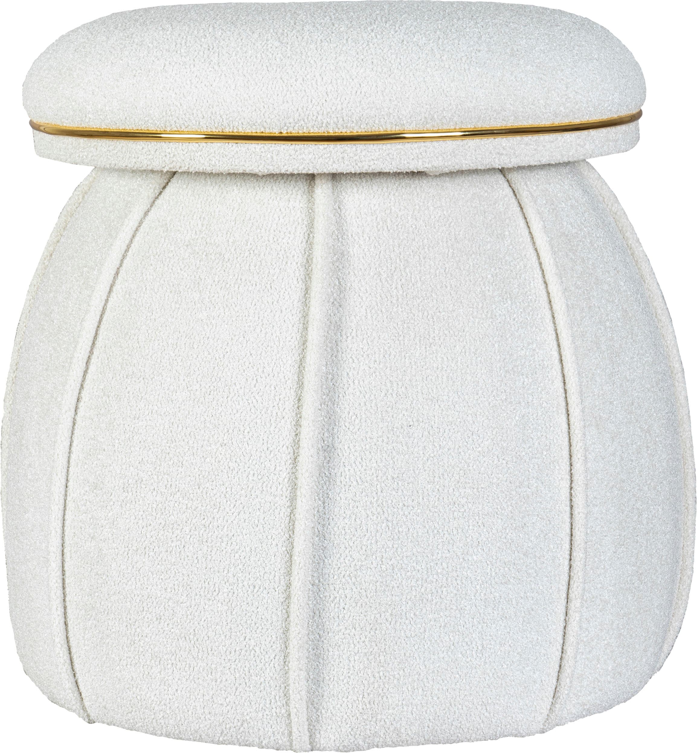 Kayoom Sitzhocker »Hocker Corin,extravagante Form,stilvolle Farben,elegant gesteppter Fuss« 1 Stk. tlg. komfortabel, hochqualitativ, pflegeleicht, sorgfältig verarbeitet