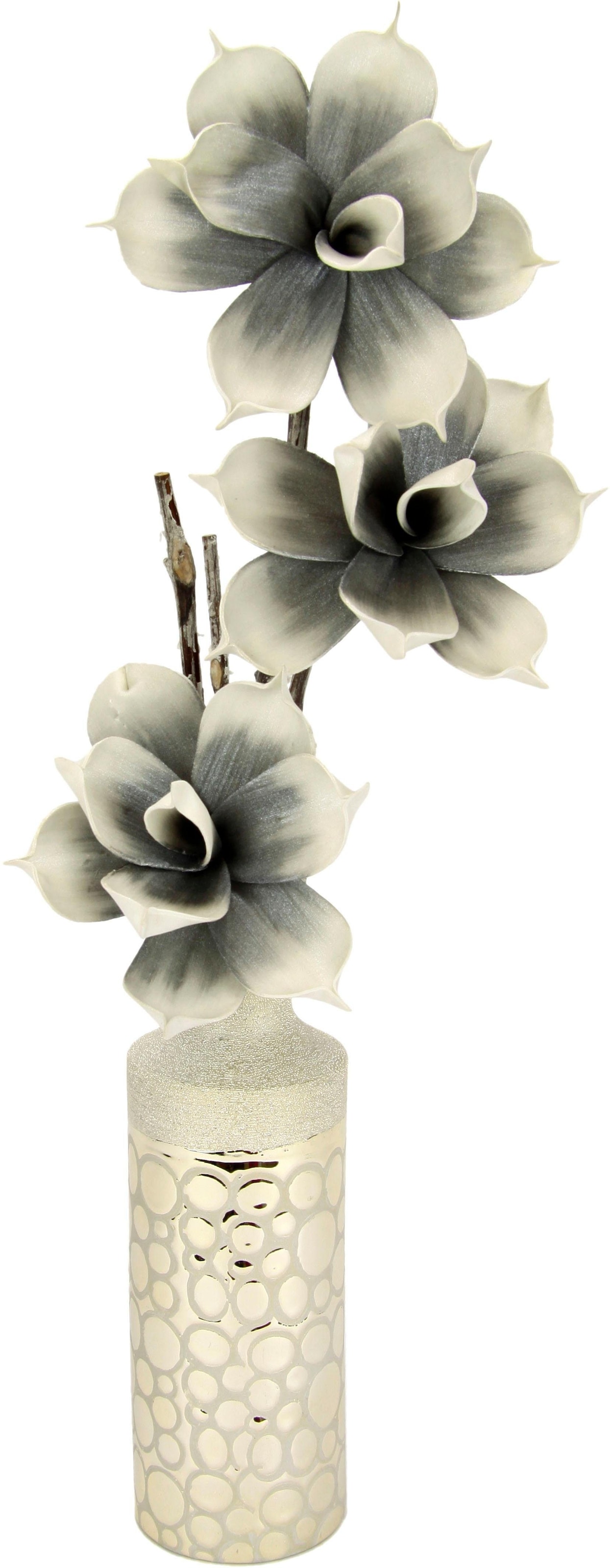 Kunstblume »Soft-Rosenbund«, in Vase
