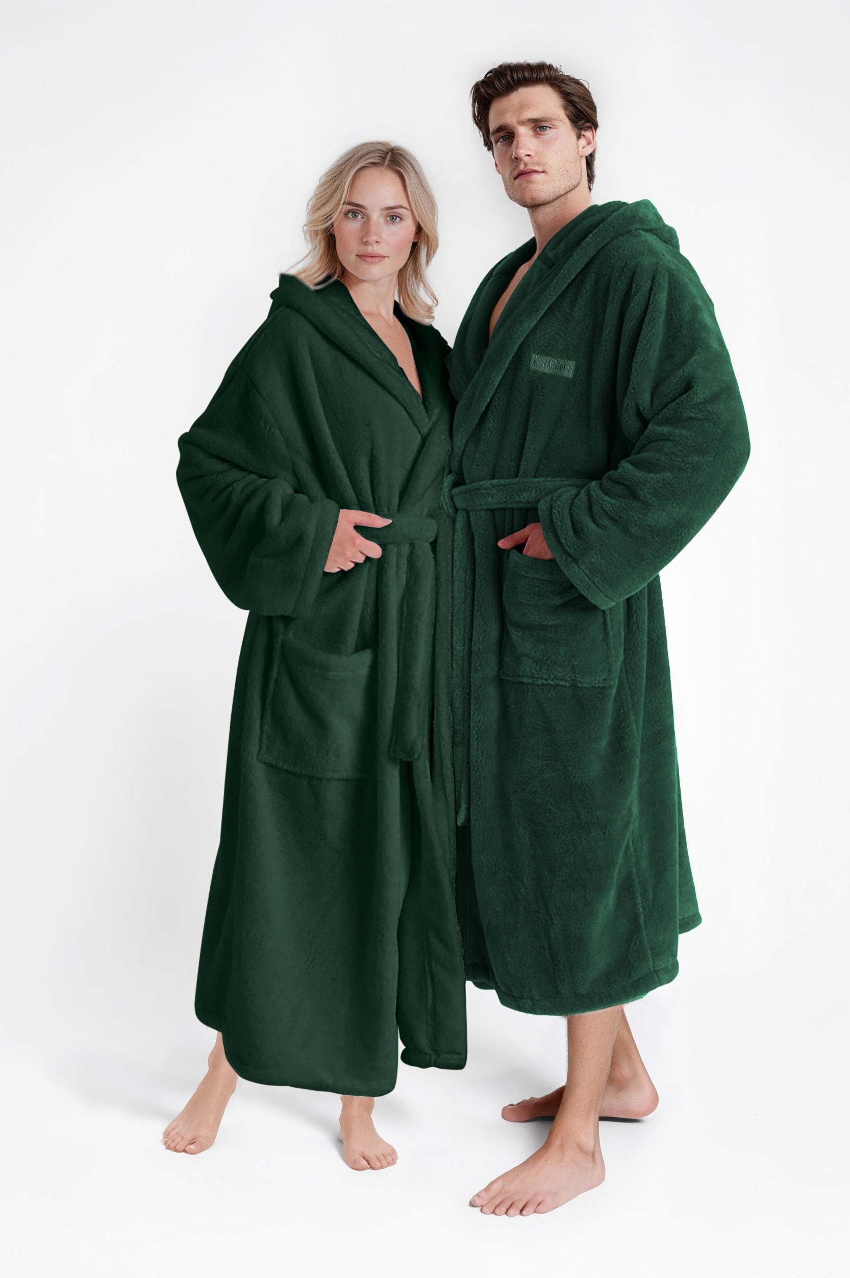 Image of LeGer Home by Lena Gercke Unisex-Bademantel "Lovina, ideal für Sauna & Spa, Hotelbademantel, Morgenmantel" 1 Stk. kuschelig weicher Fleece, plüsch, für Damen und Herren, XS-3XL