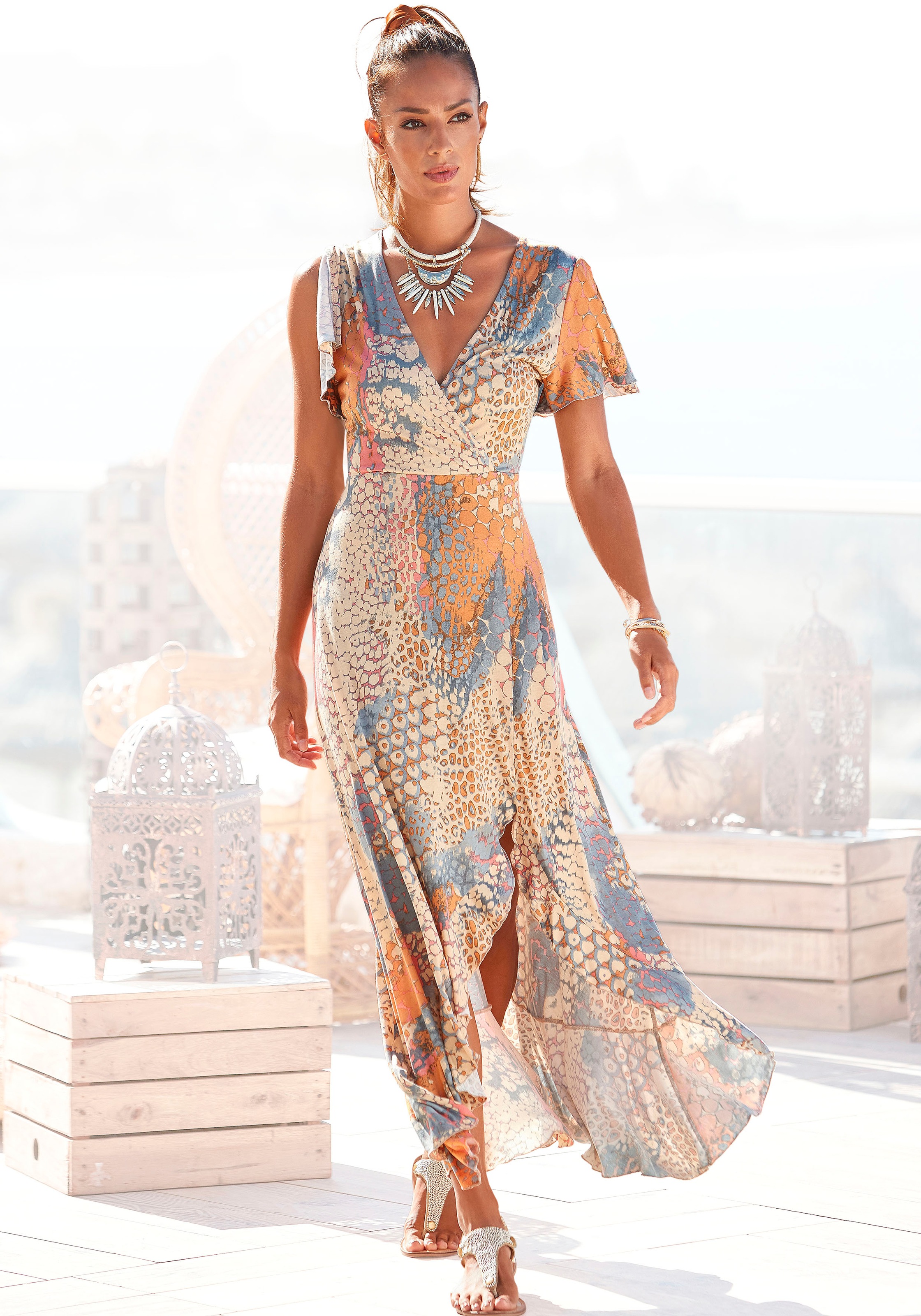 Image of Buffalo Maxikleid, mit Animalprint bei Ackermann Versand Schweiz