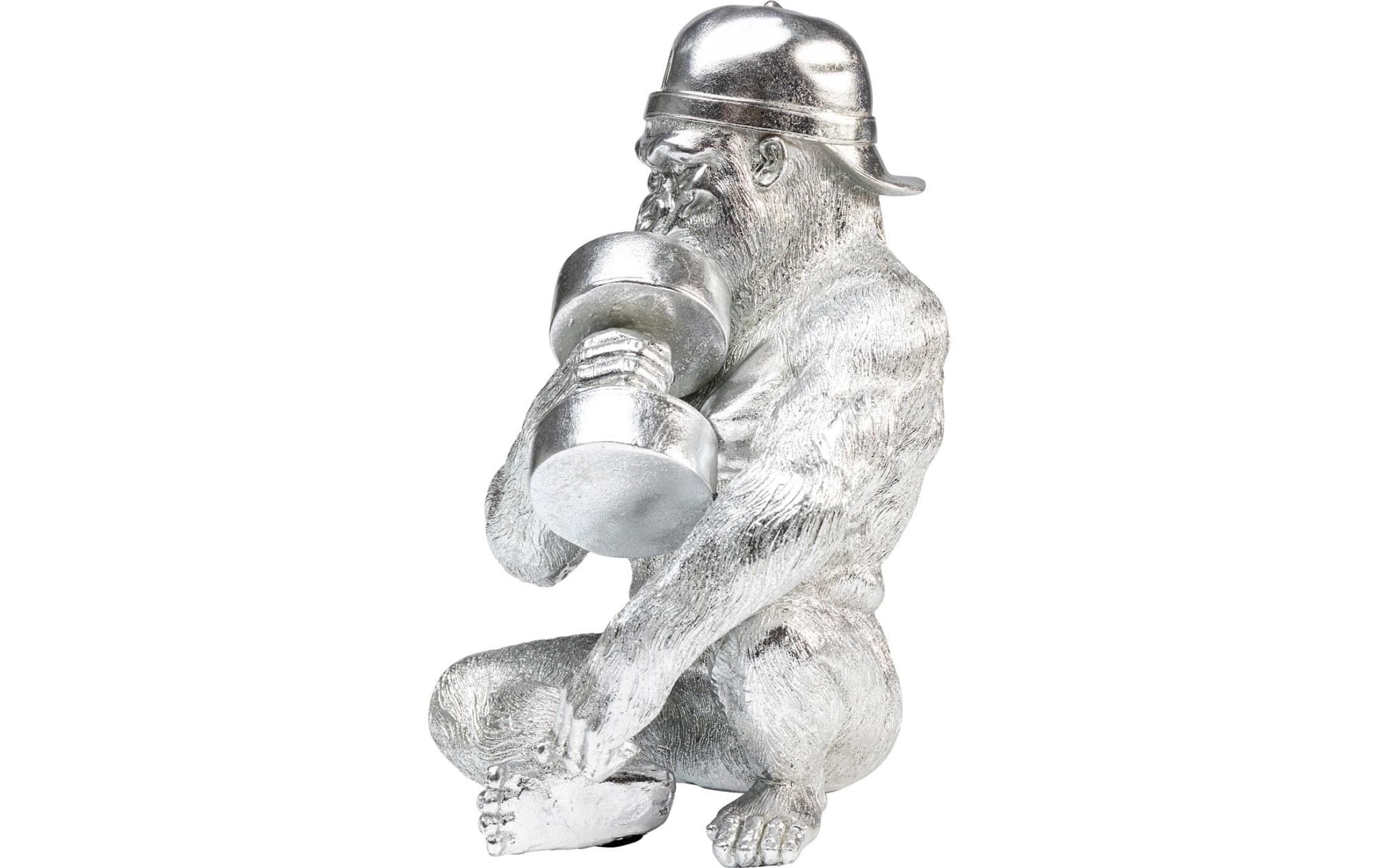 KARE Dekofigur »Muscle Monkey Silberfarben«