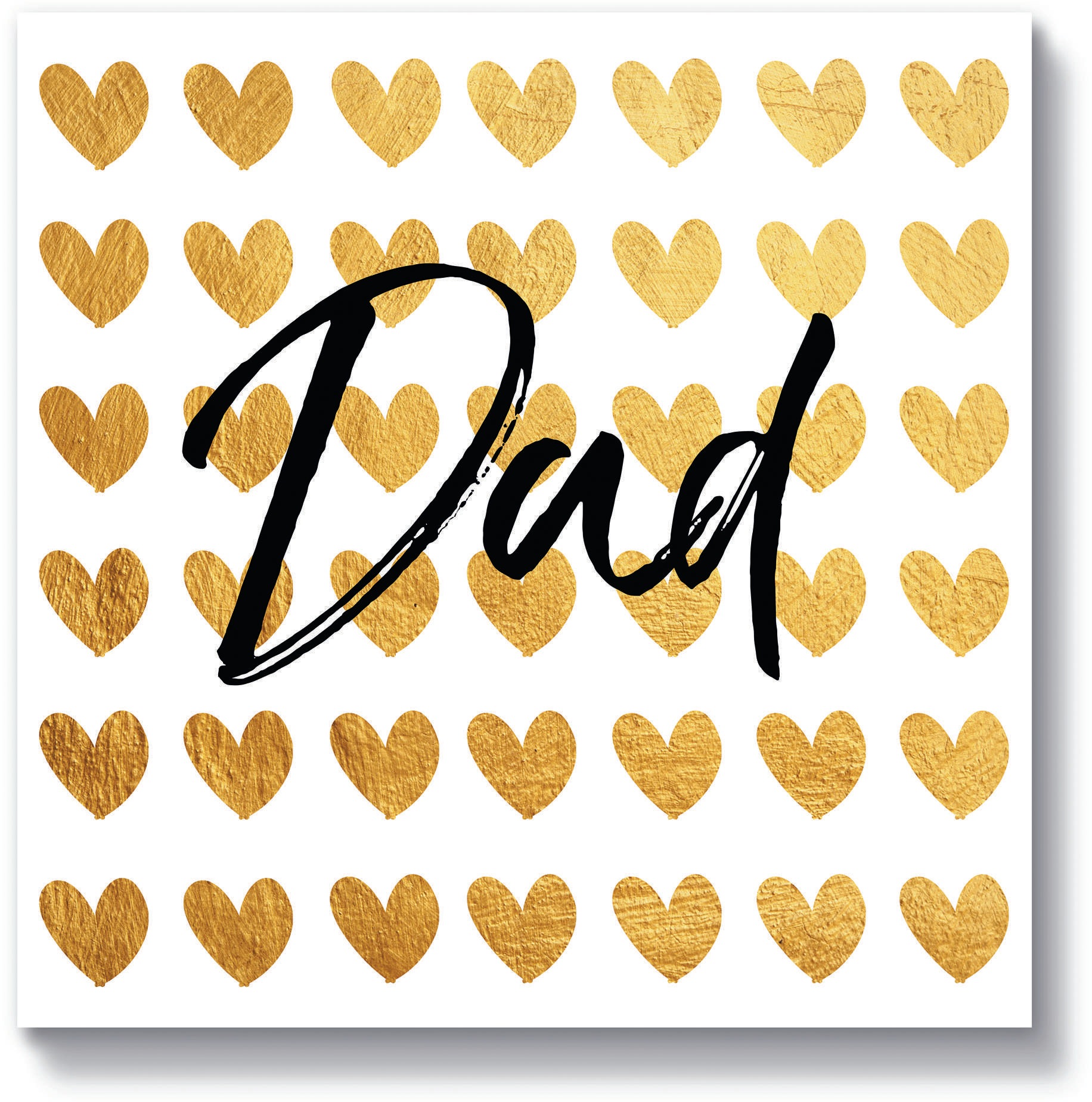Image of Artland Holzbild »Goldene Herzen für Papa«, Sprüche & Texte, (1 St.) bei Ackermann Versand Schweiz