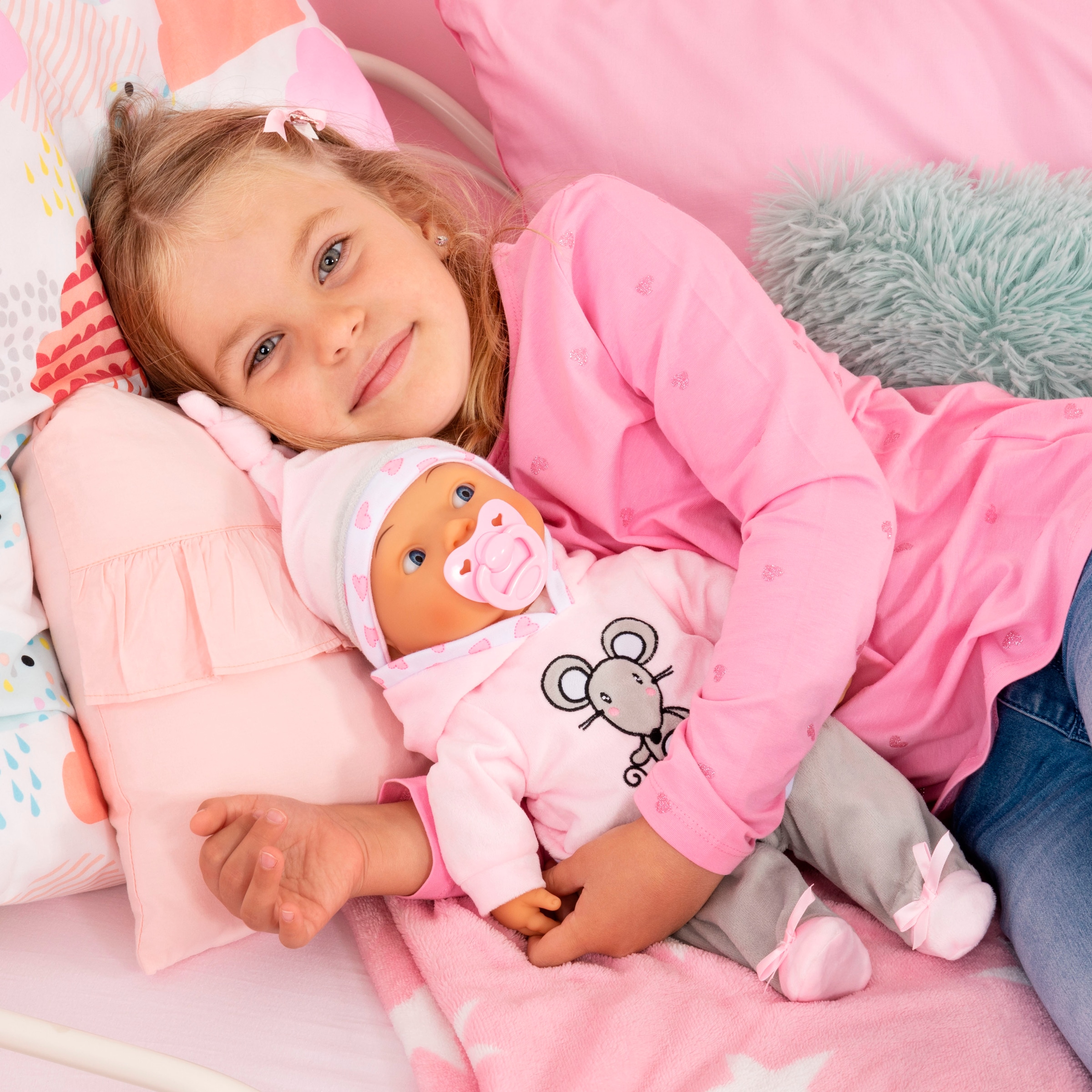 Bayer Babypuppe »Lisa Magic Eyes, 38 cm«