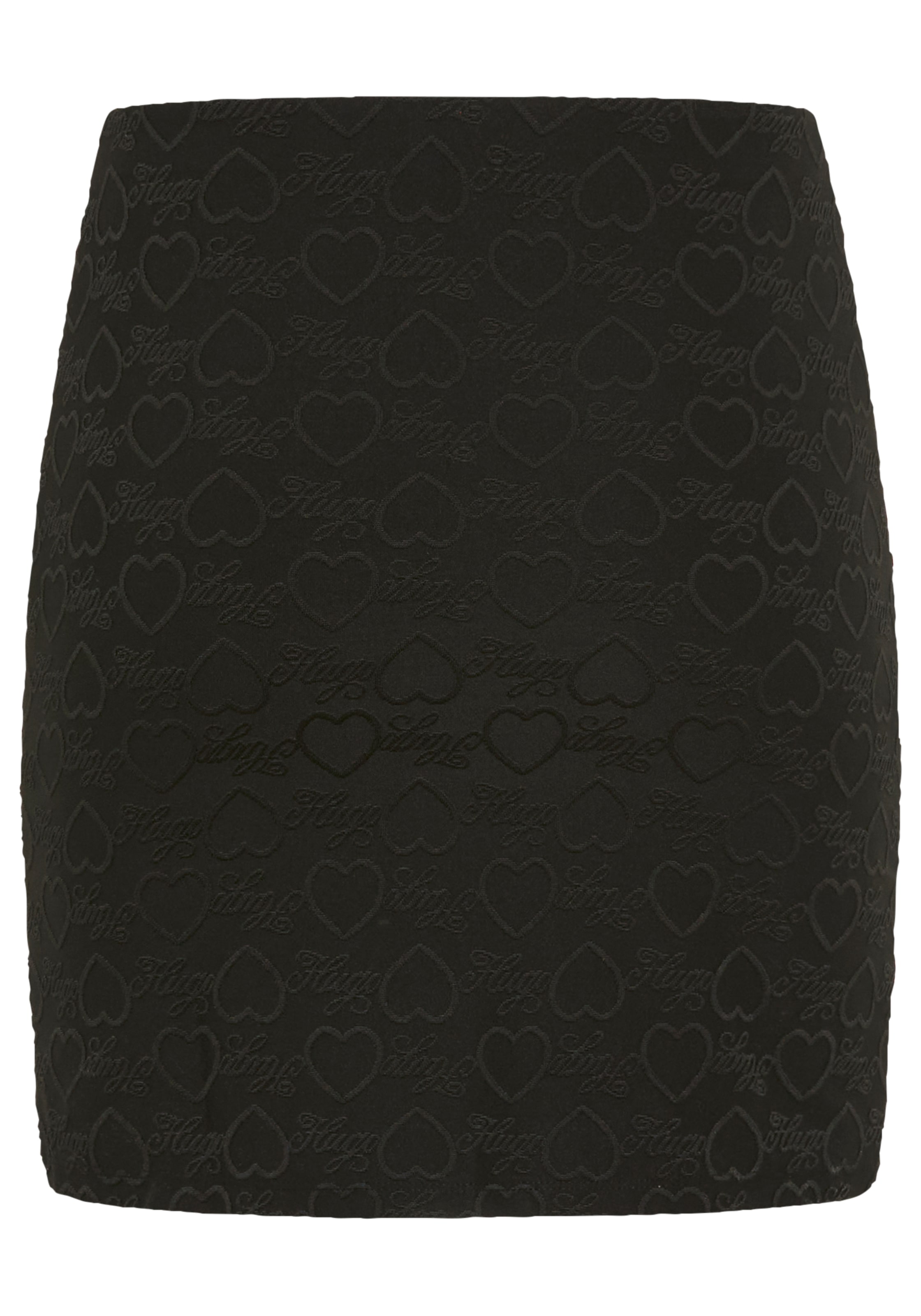 HUGO Minijupe »Nappley« avec jacquard logo cœur