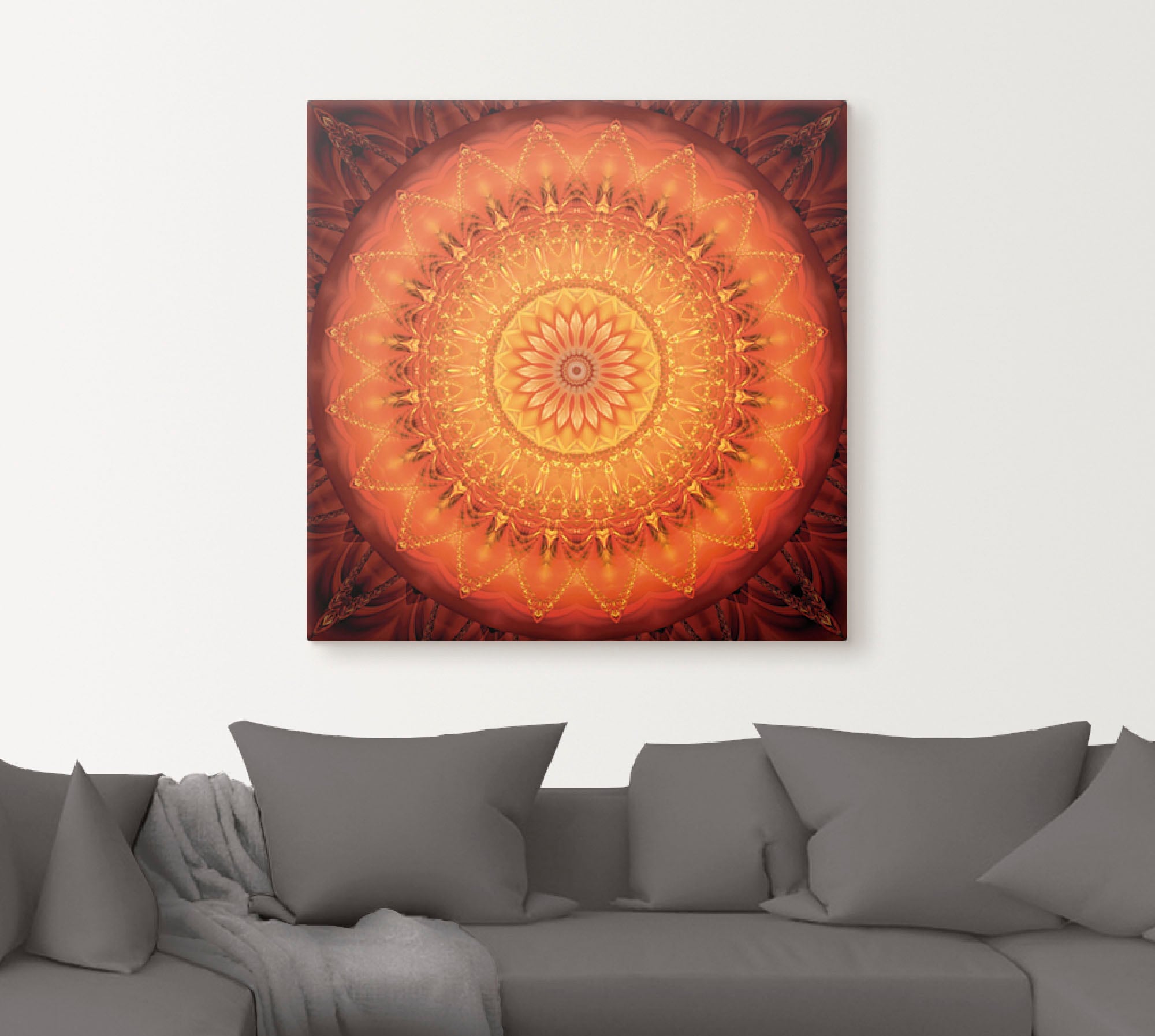 Artland Wandbild »Mandala Energie 1«, Muster, (1 St.), als Leinwandbild, Poster, Wandaufkleber in verschied. Grössen
