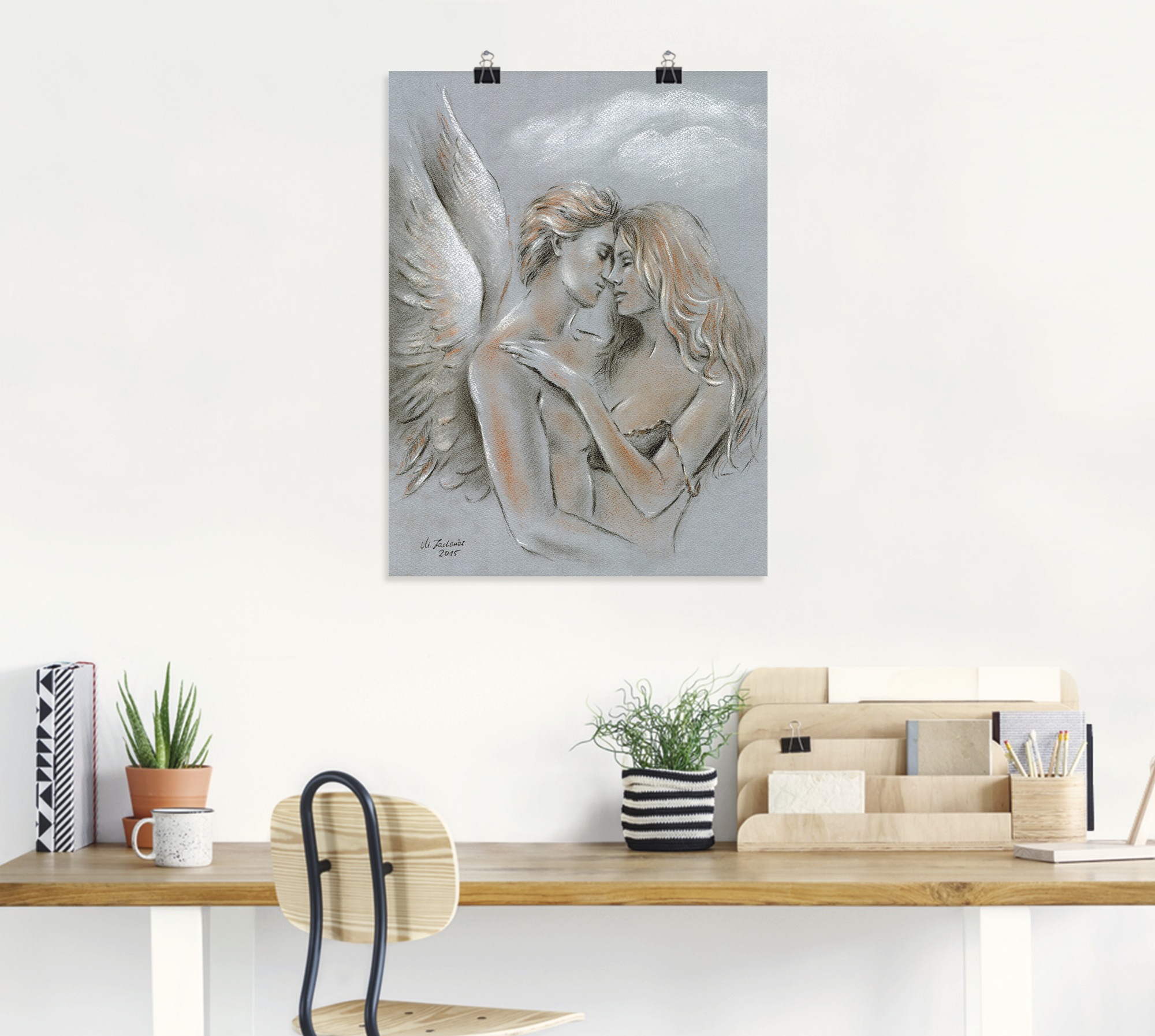 Artland Wandbild »Engel auf Erden«, klassische Fantasie, (1 St.), als Leinwandbild, Poster in verschied. Grössen