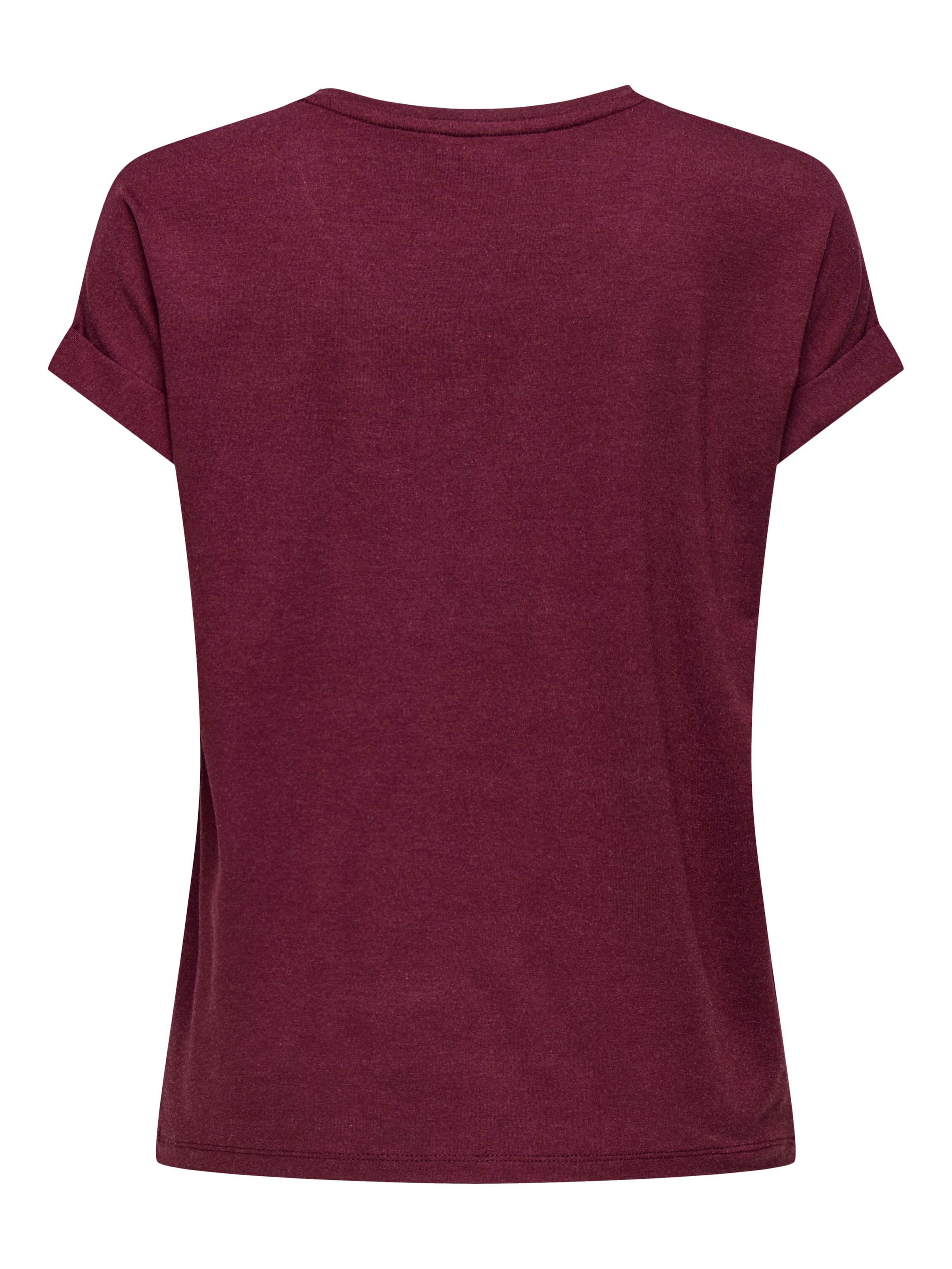 ONLY T-Shirt »ONLMOSTER – Kurzarmshirt mit Aufschlag und klassischem Look«, unifarben, casual, regular fit, Viskosemischung, Rundhals