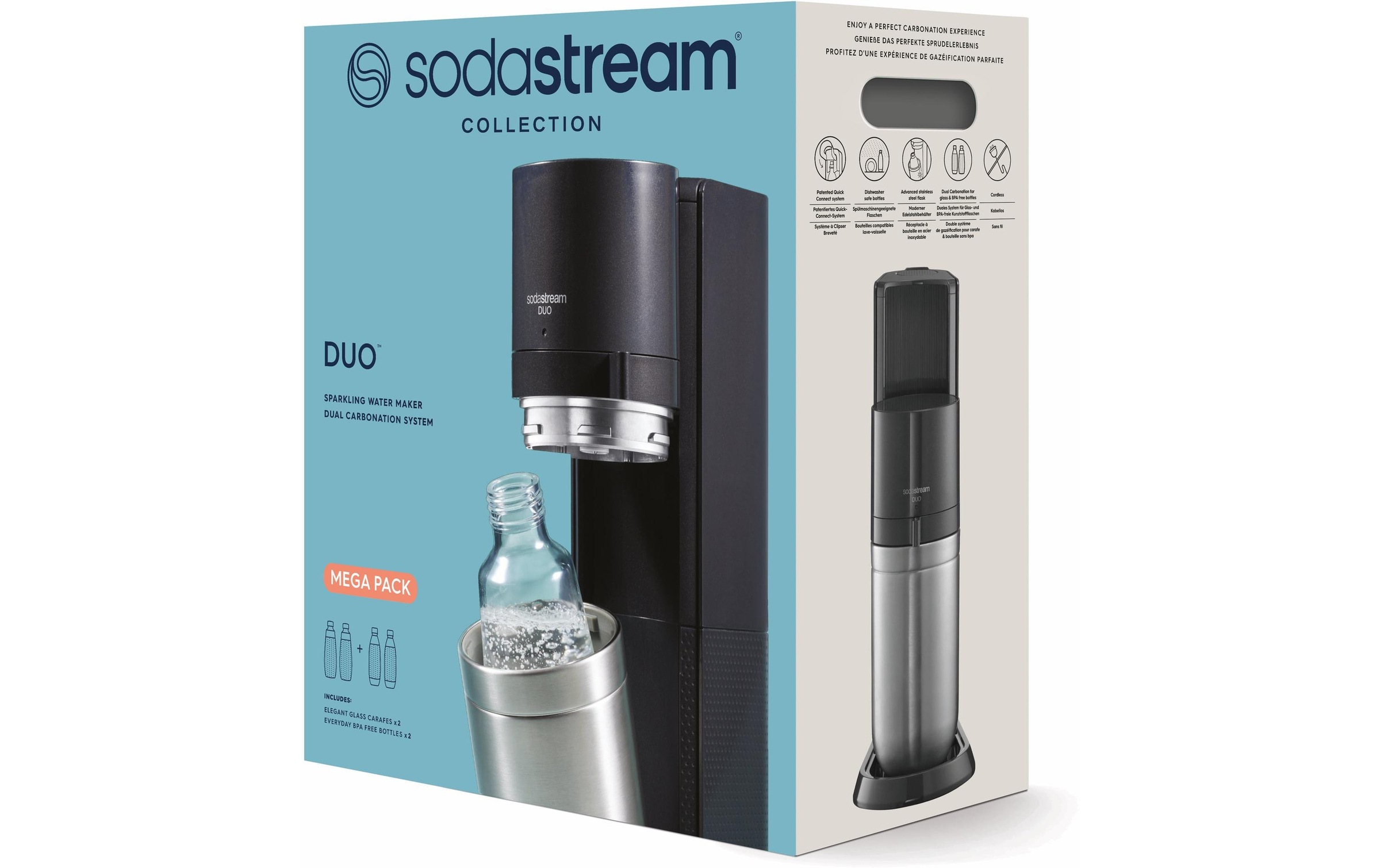 SodaStream Wassersprudler »DUO Megap«