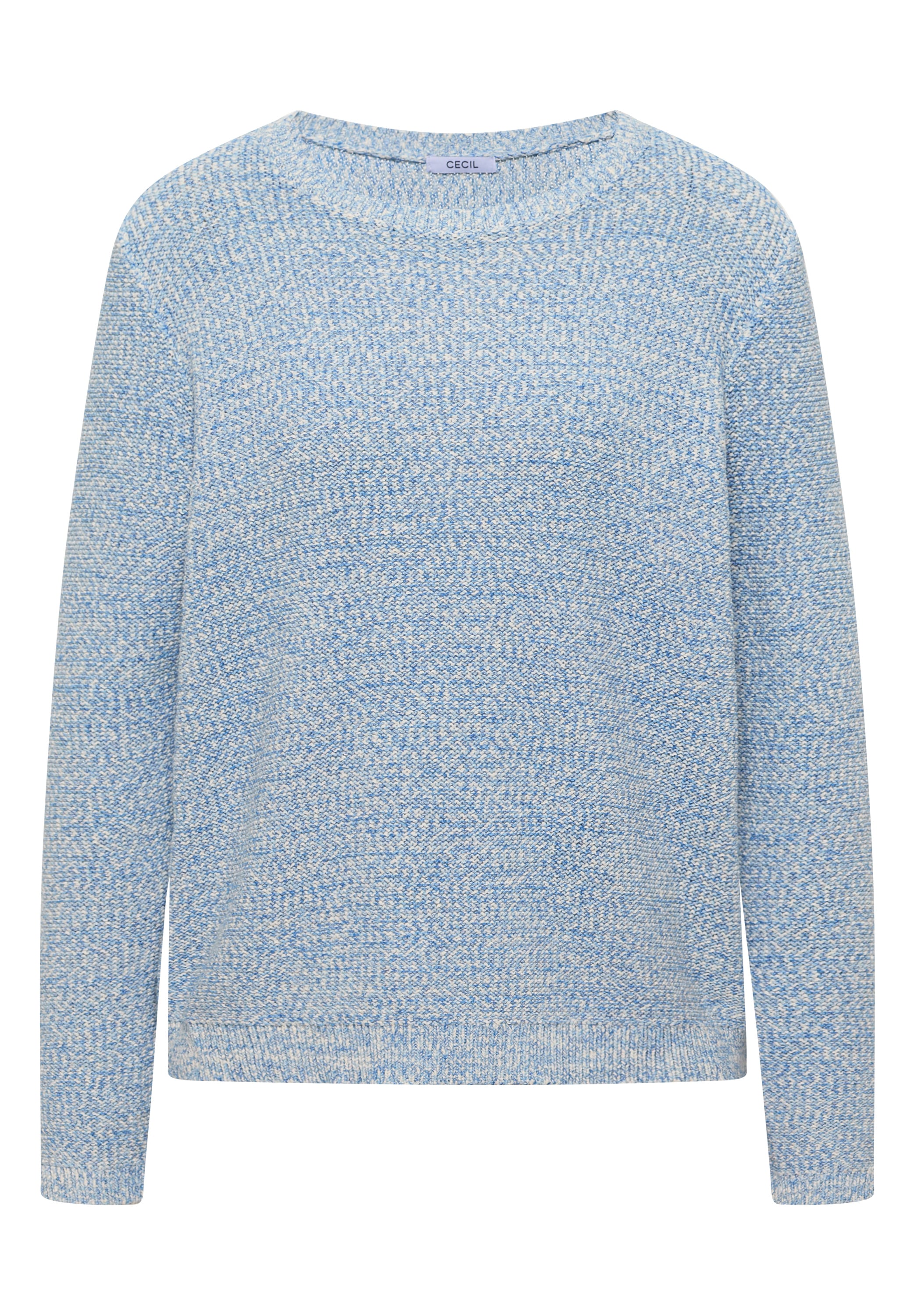 Cecil Strickpullover meliert, mit Rundhals