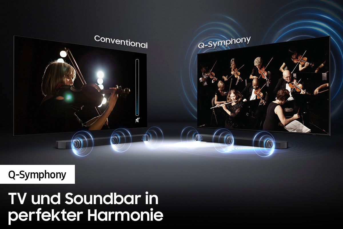 Samsung Soundbar »HW-Q610B«, 3.1.2-Kanal,Dolby Atmos- und DTS:X-Unterstützung,RMS: 360 W
