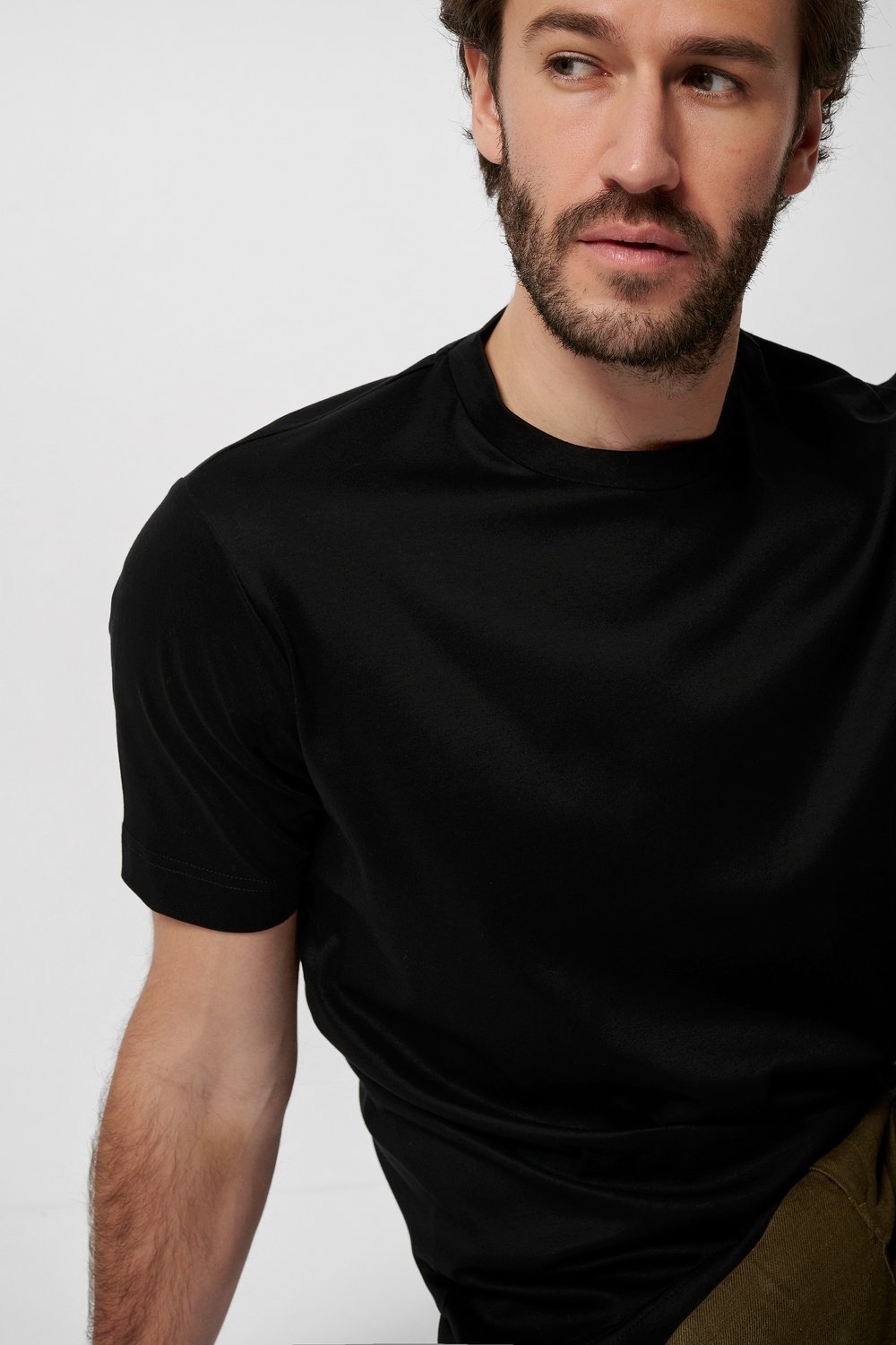 DESOTO T-Shirt »Jersey T-Shirt Rundhalsausschnitt halbarm«, Mit Rundhalsausschnitt, Strech-Qualität