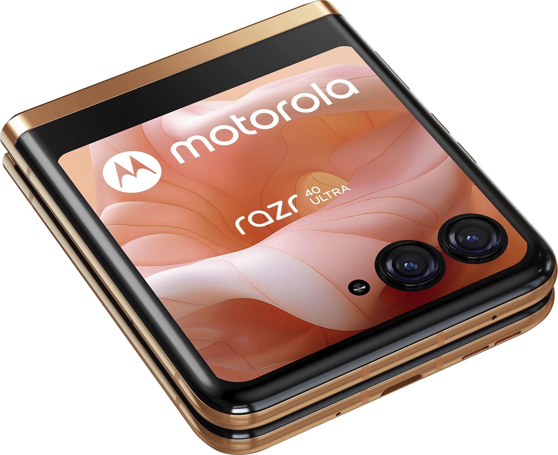 Motorola Smartphone »Motorola razr40 ultra« Peach Fuzz