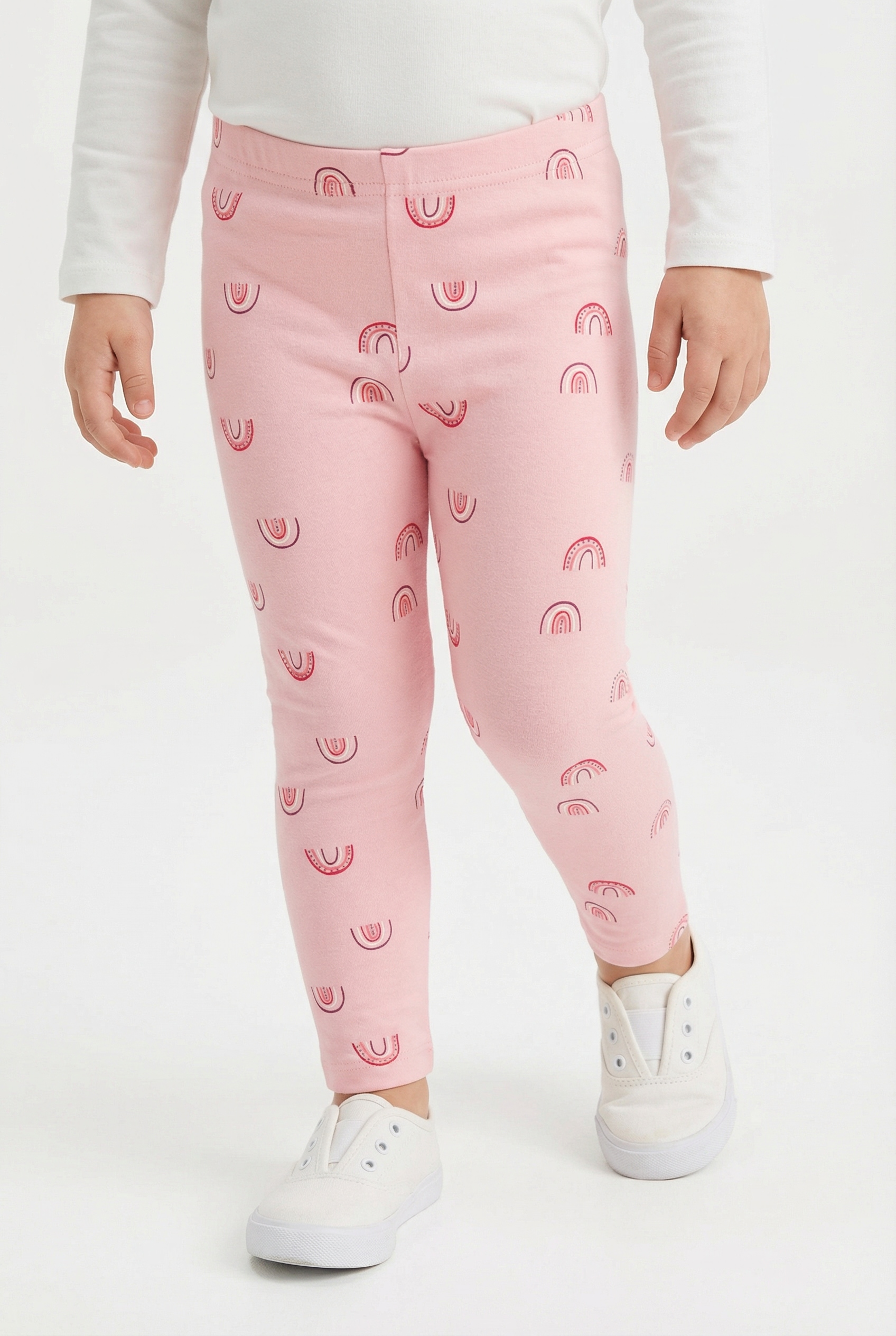 Image of happy girls Leggings im tollen Alloverprint, Basic-Form