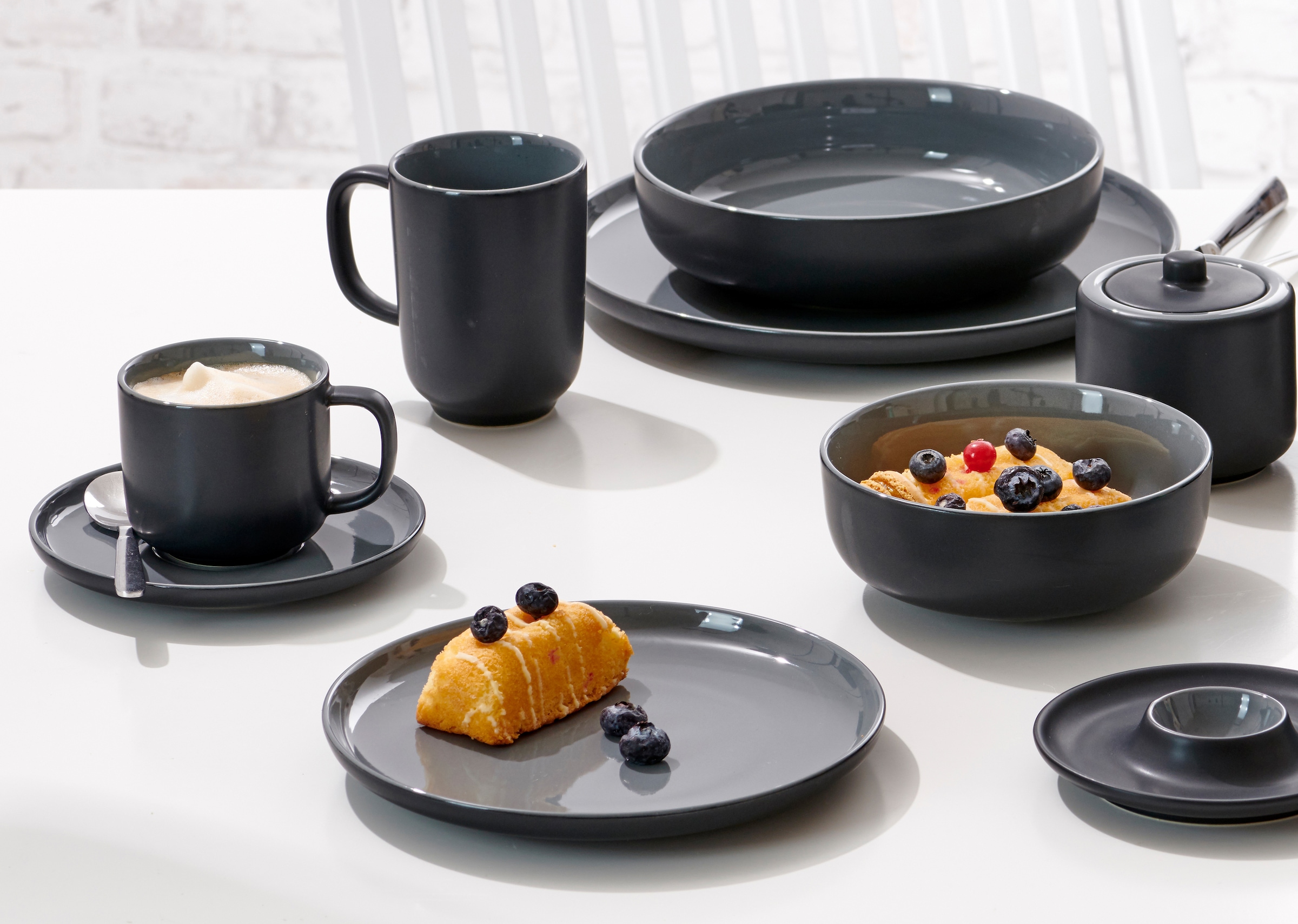 Ritzenhoff & Breker Kombiservice »Geschirr-Set, Service Jasper«, (Set, 16 tlg.), im Scandic Style, 16 Teile, für 4 Personen