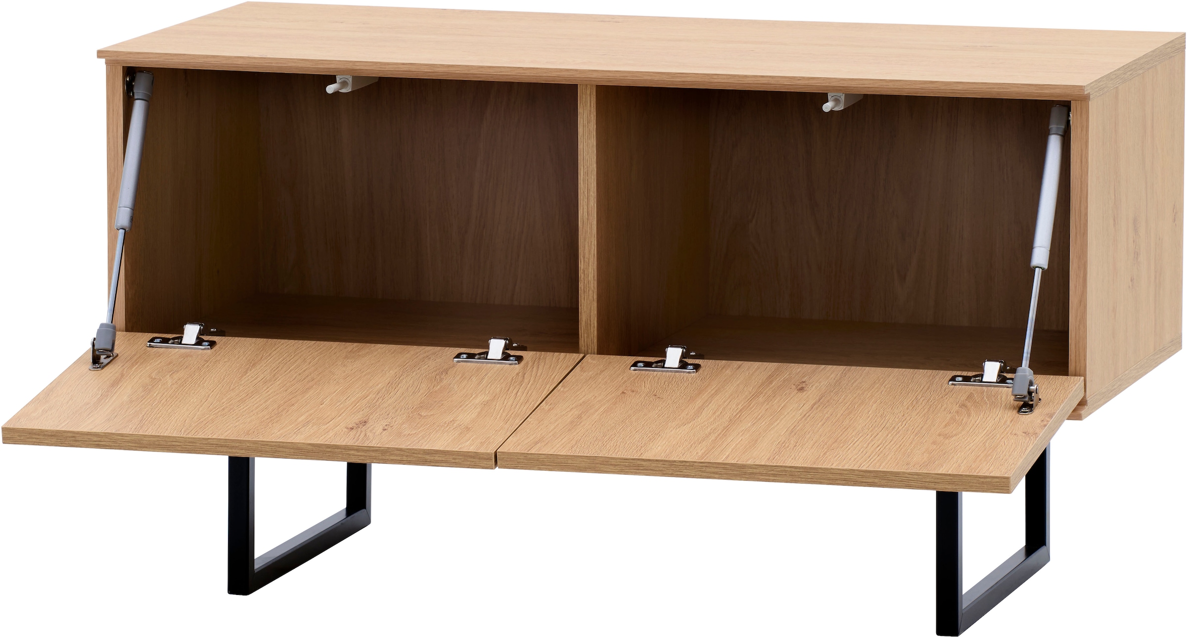 Home affaire Banc à chaussures »Lund, Garderobenbank mit Klappen, moderne Sitzbank« beaucoup d'espace de rangement, place pour environ 6 paires de chaussures, 90 cm de large