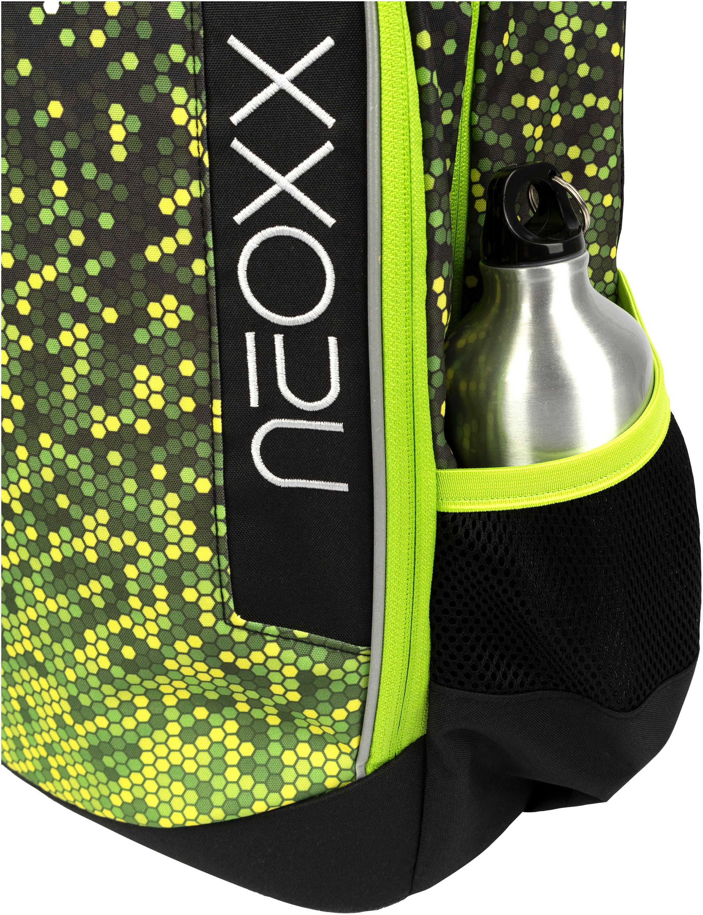 neoxx Schulrucksack »Flow, Pixel in my mind«, teilweise aus recyceltem Material