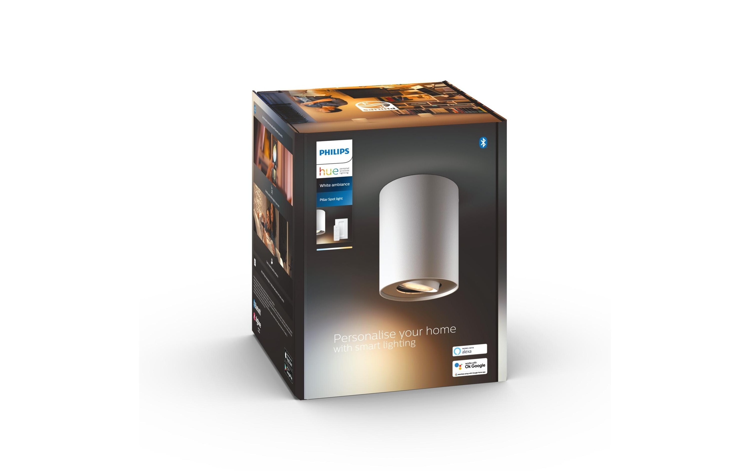 Philips Hue LED Deckenleuchte »Pillar inkl. Dimmschalter GU10«, Leuchtmittel GU10 | LED wechselbar