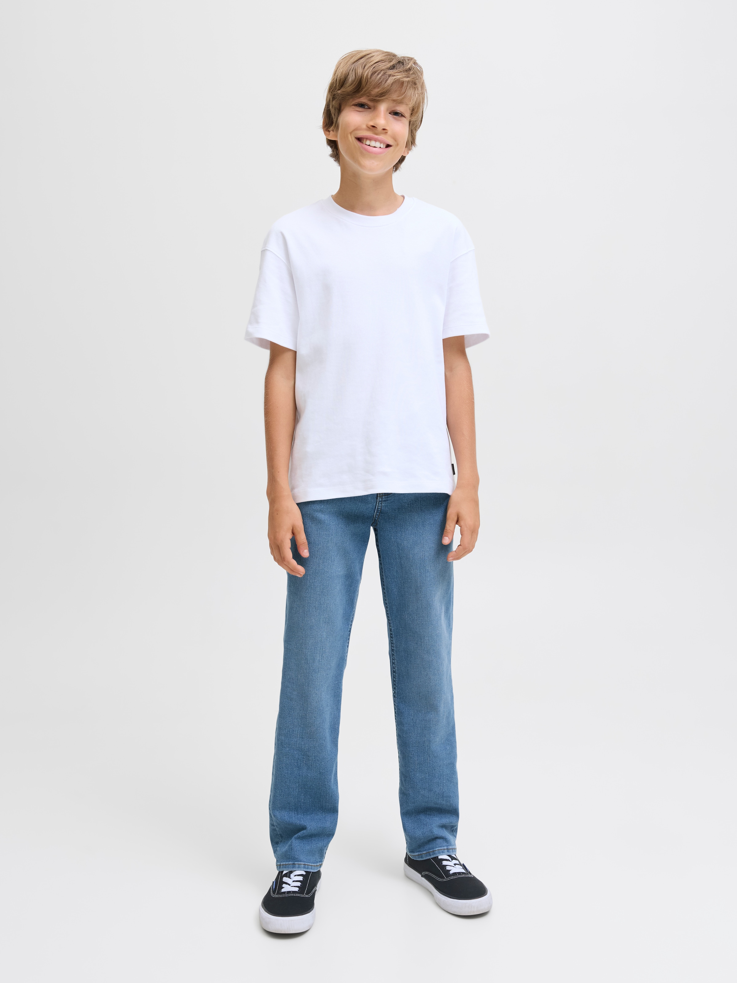 Jack & Jones Junior Regular-fit-Jeans »JJICLARK JJORIGINAL SQ 452 JNR«