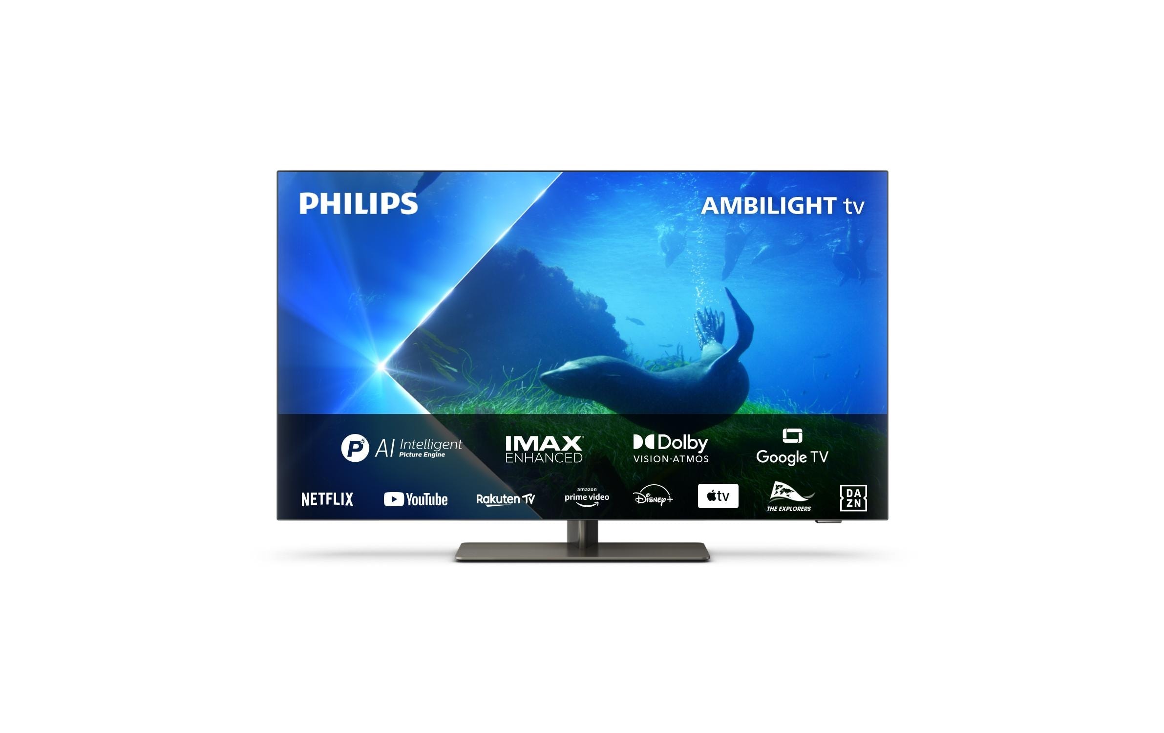 Philips OLED-Fernseher »55OLED808/12 55 3840 x 2160 (Ultra HD«, 139,15 cm/55 Zoll, 4K Ultra HD, Google TV
