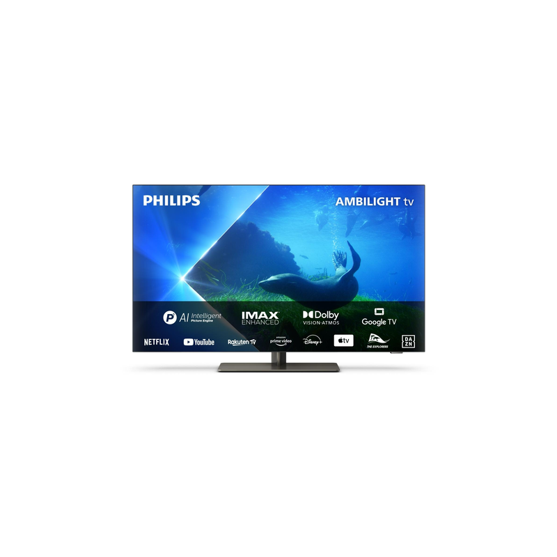 Philips , OLED-Fernseher »48OLED808/12 48 3840 x 2160 (Ultra HD 4K), OLED« 121 cm/48 ′′ , schwarz , 4 x 10 W-Lautsprecher und 30 W-Subwoofer mit...