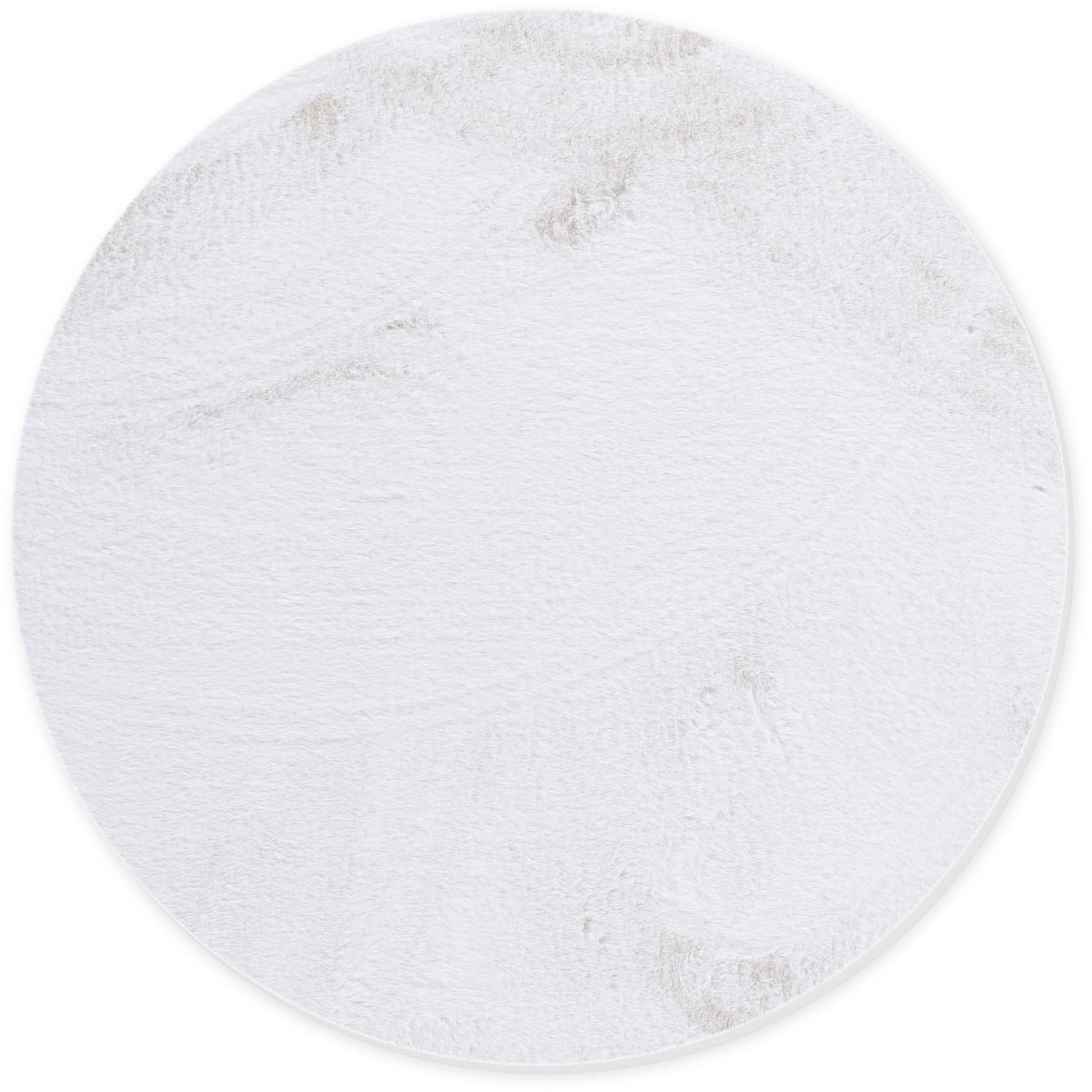 Gino Falcone Fellteppich »Kuschelteppich Chiara«, rund, 30 mm Höhe, Kunstfell, Kaninchenfell-Haptik, besonders weicher Langflor