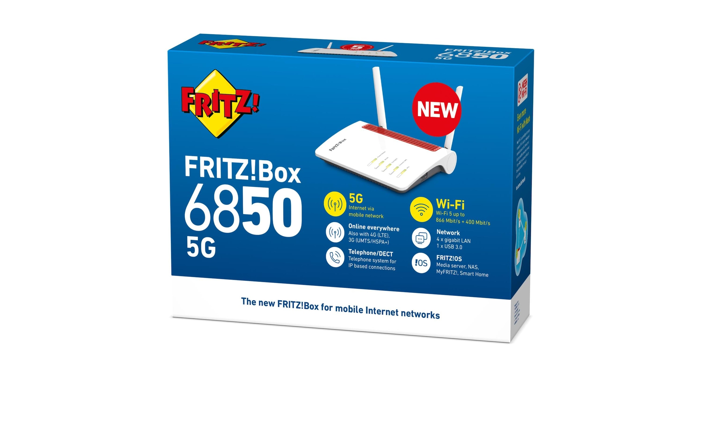   WLAN-Router »FRITZ! 5G-Router FRITZ!Box 6850 5G International«