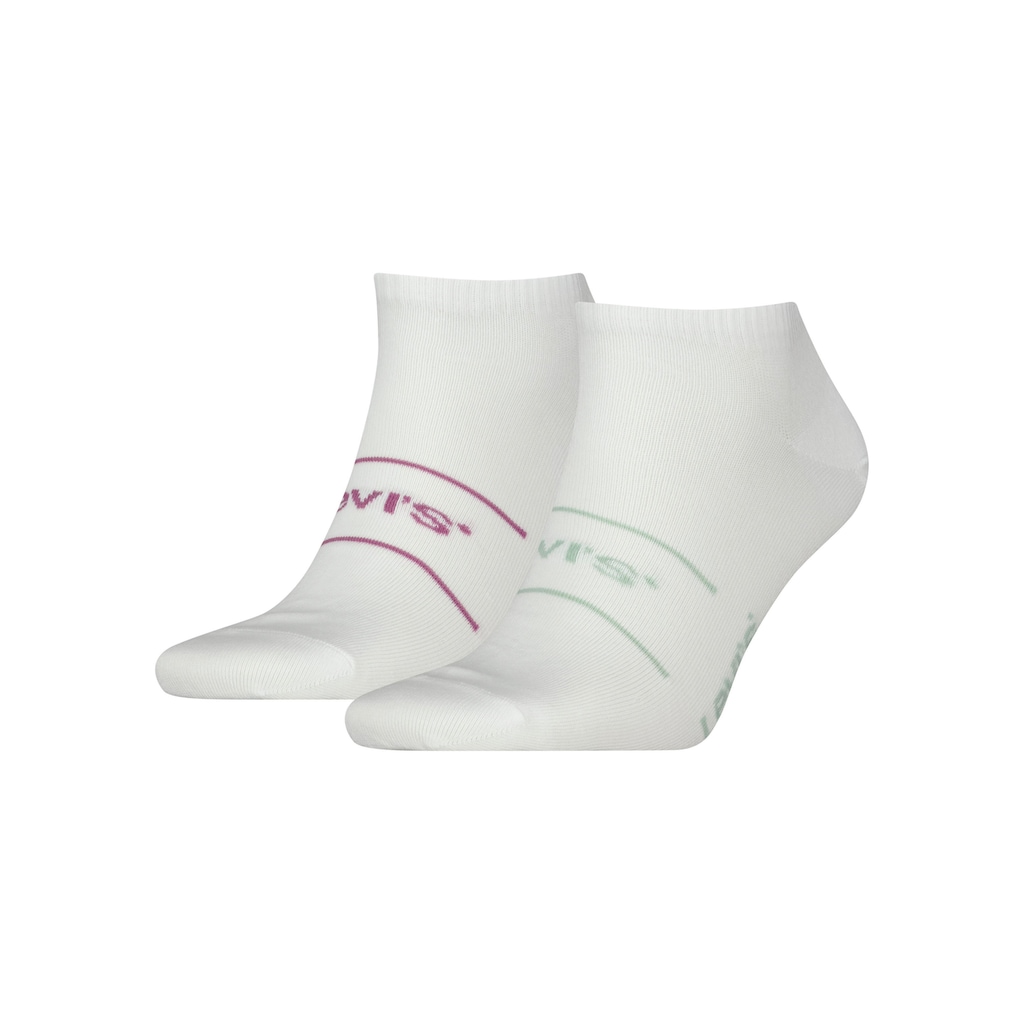 Levi's® Sneakersocken »Unisex LEVIS LOW CUT SPORT 2P«, (Packung, 2 Paar), Short-Socks