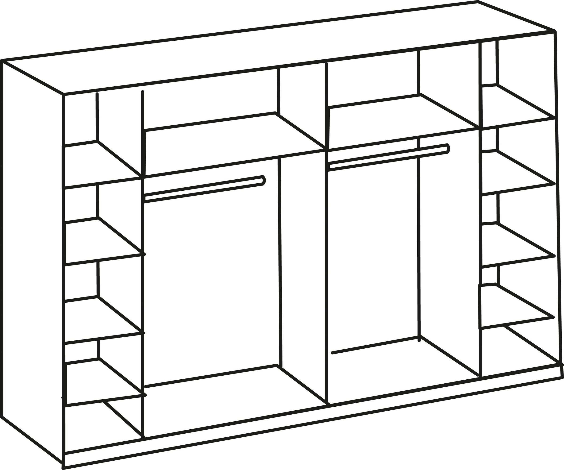 Wimex Dreh-/Schwebetürenschrank »Lotto«