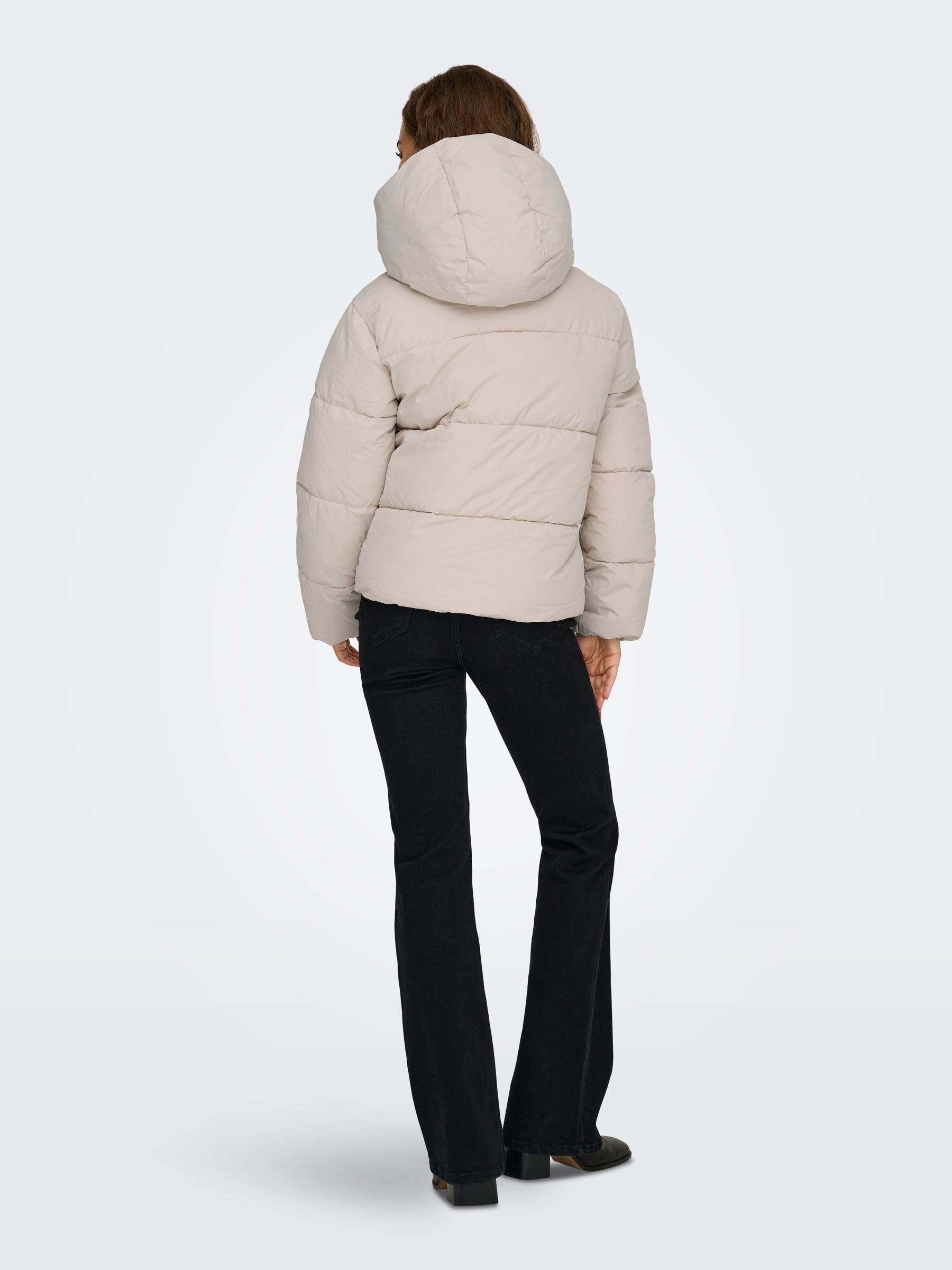 ONLY Steppjacke »ONLJUTA SHORT PUFFER OTW NOOS« mit Kapuze Kunstfaser