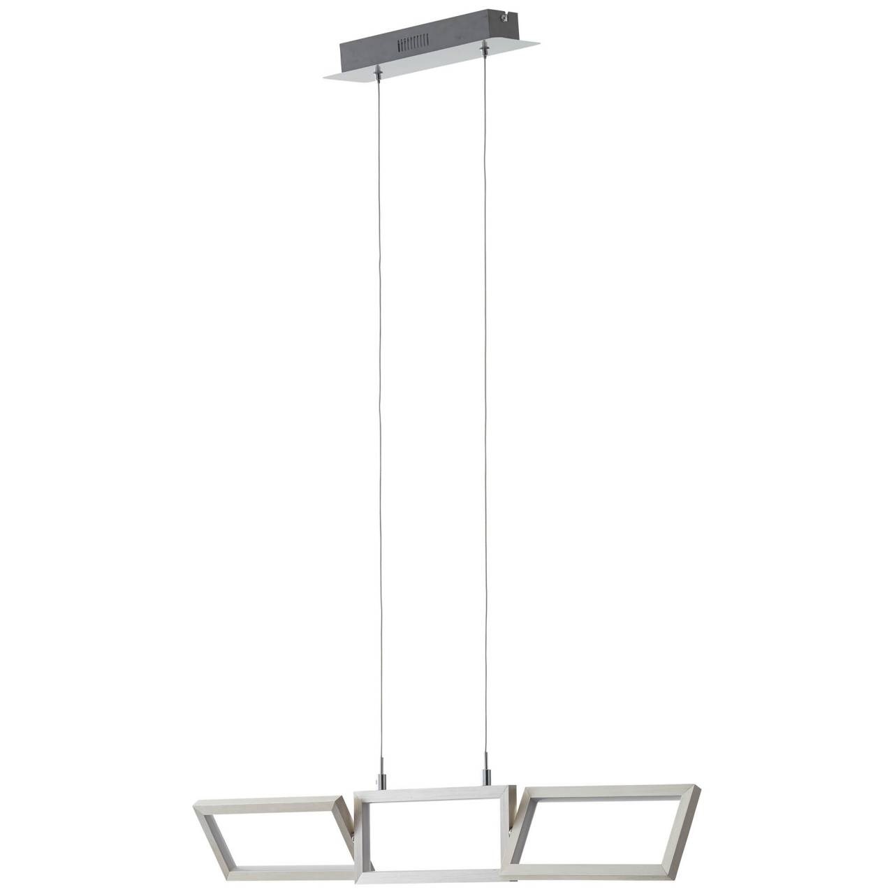 Brilliant Pendelleuchte »Tunar« LED-Modul 1 Stk. Warmweiss LED Hängelampe 3flg alu
