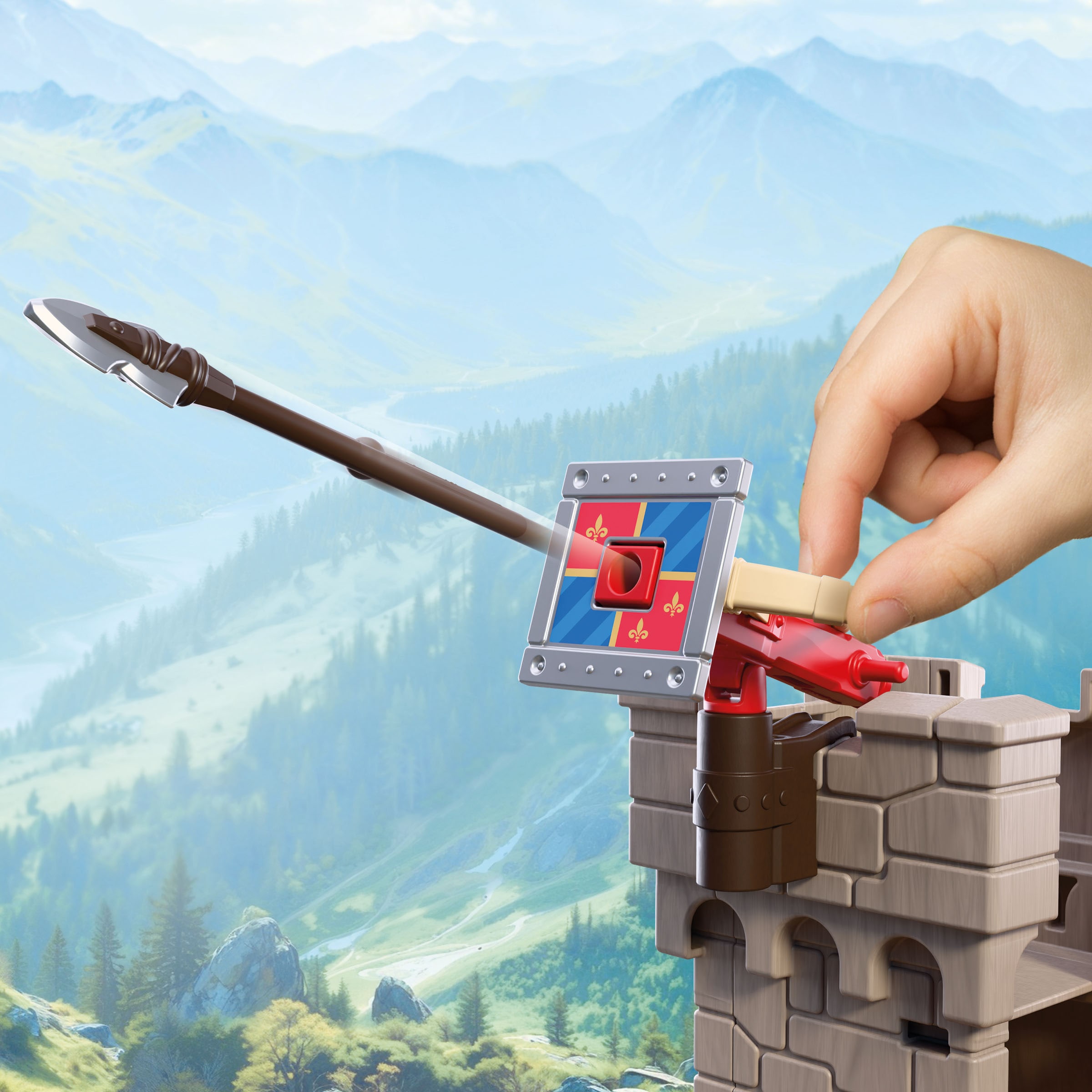 Playmobil® Jeu de construction »Grosse Löwenritterburg (72112), Knights« XXL Ritterburg mit Zugbrücke; Made in Europe